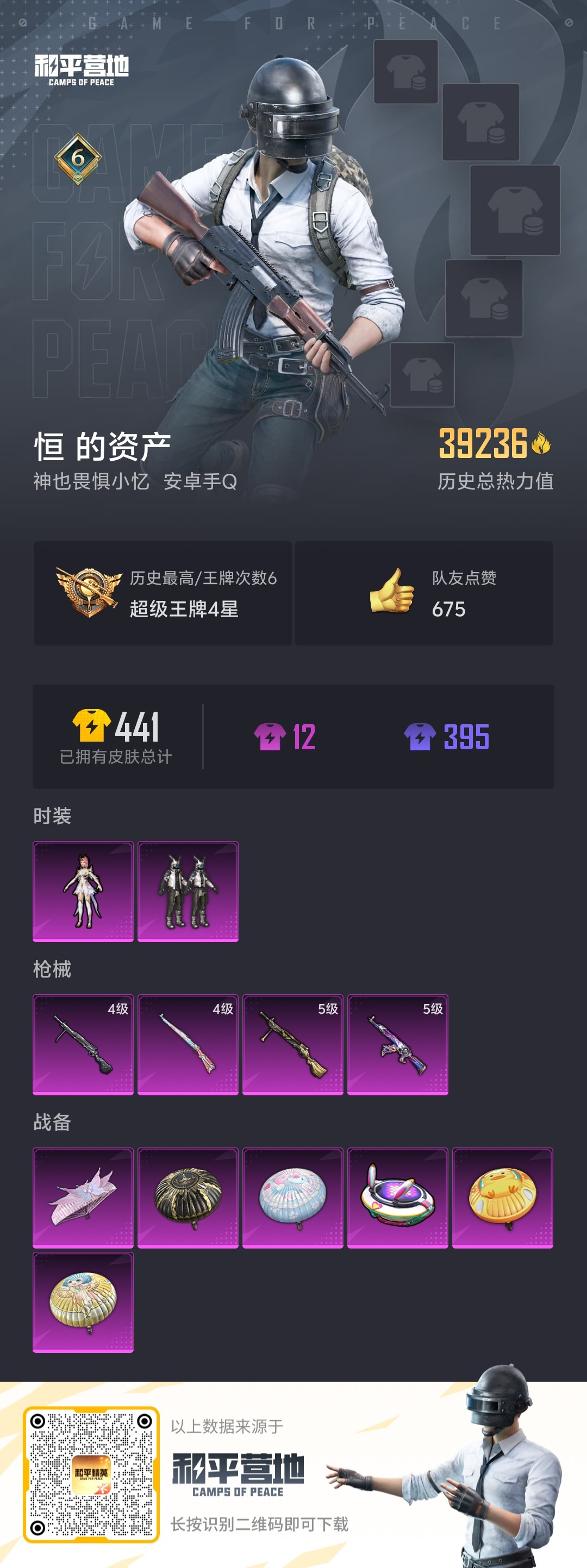 HPSJ3315219和平精英账号详情图4 HPSJ3315219和平精英账号详情图4