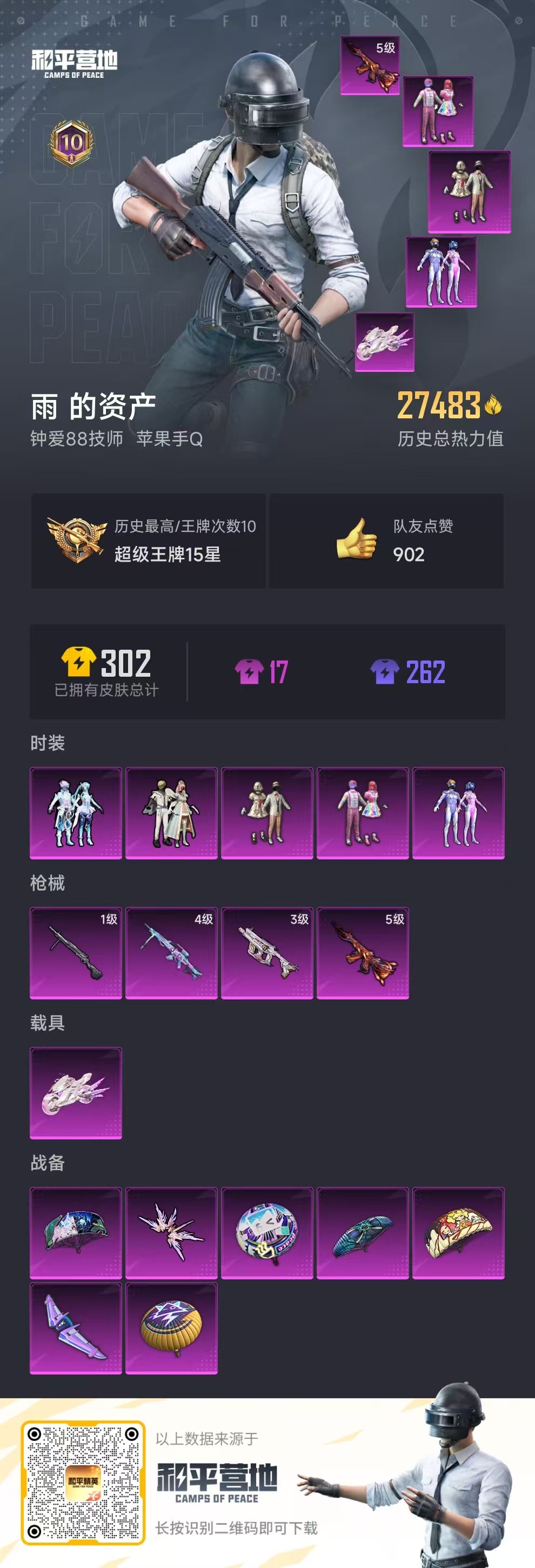HPSJ3313754和平精英账号详情图4 HPSJ3313754和平精英账号详情图4