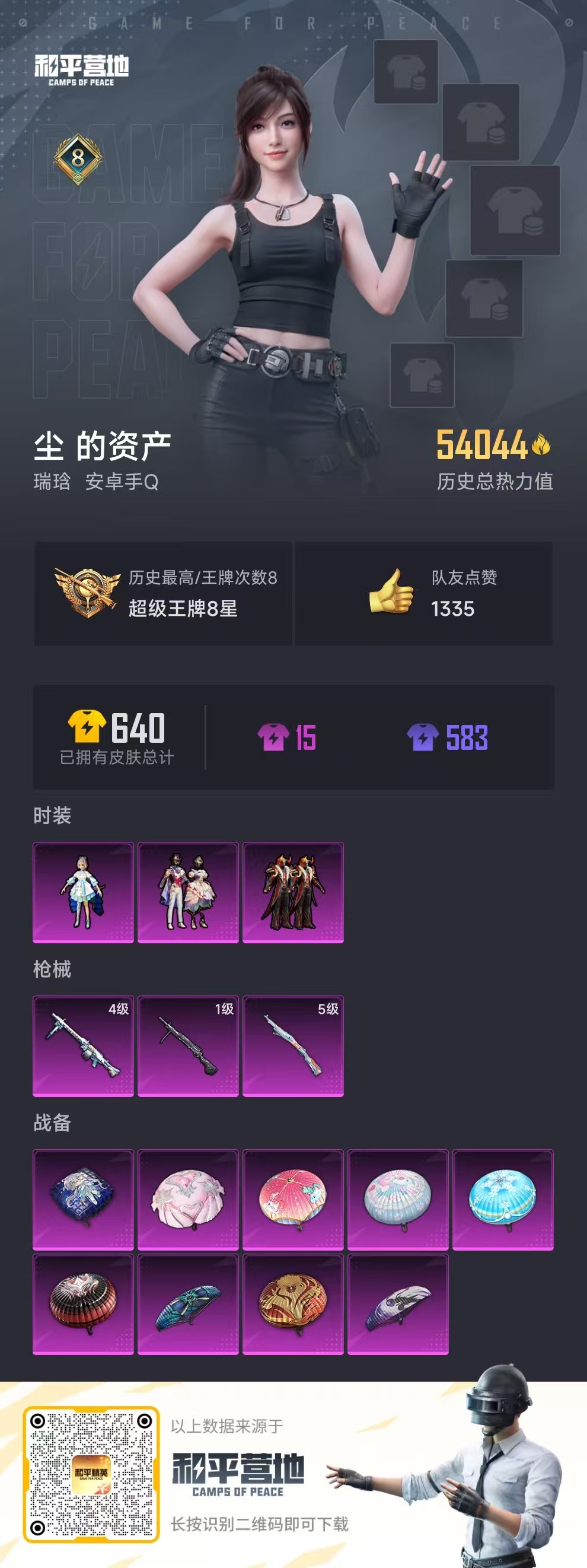 HPSJ3315193和平精英账号详情图3 HPSJ3315193和平精英账号详情图3