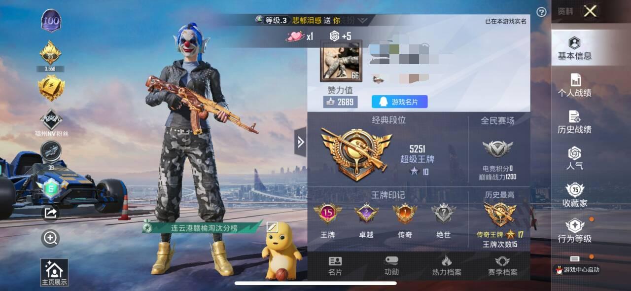 HPSJ3313755和平精英账号详情图2 HPSJ3313755和平精英账号详情图2