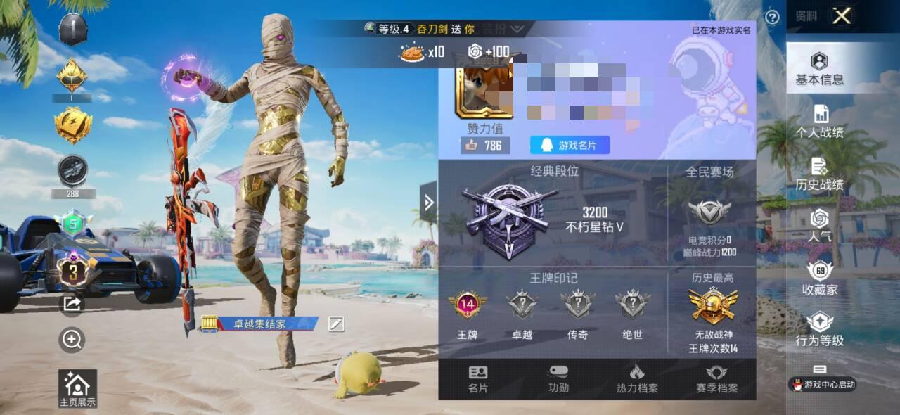 HPSJ3313656和平精英账号详情图2 HPSJ3313656和平精英账号详情图2