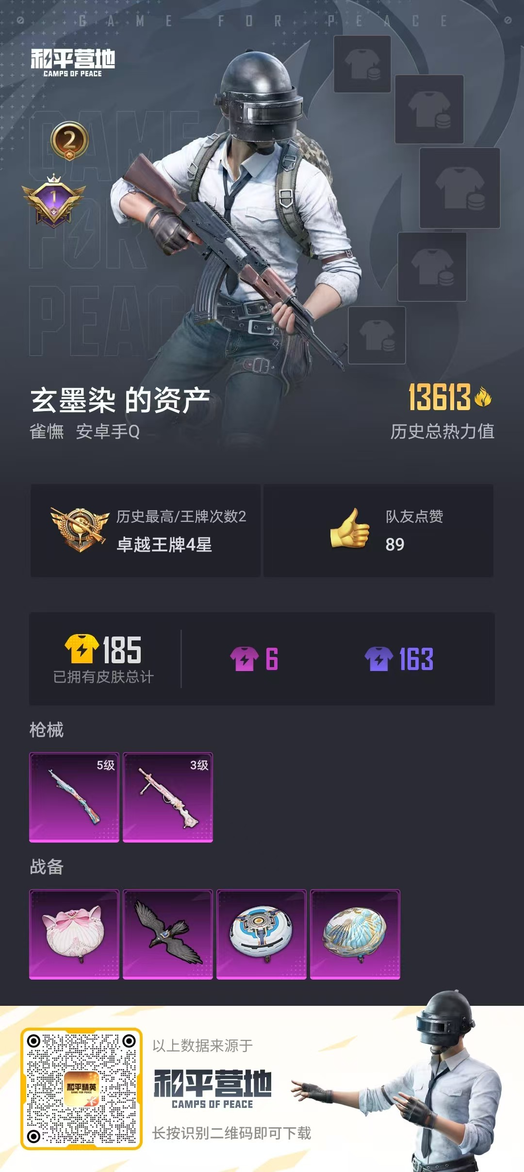 HPSJ3313838和平精英账号详情图4 HPSJ3313838和平精英账号详情图4
