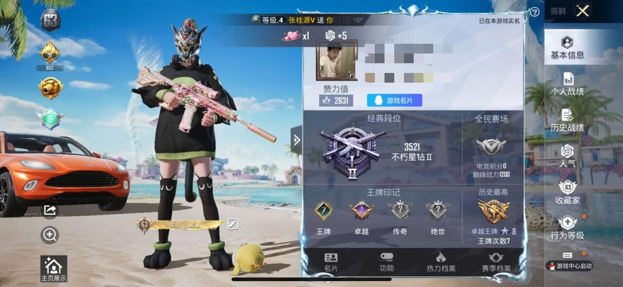 HPSJ3313645和平精英账号详情图2 HPSJ3313645和平精英账号详情图2