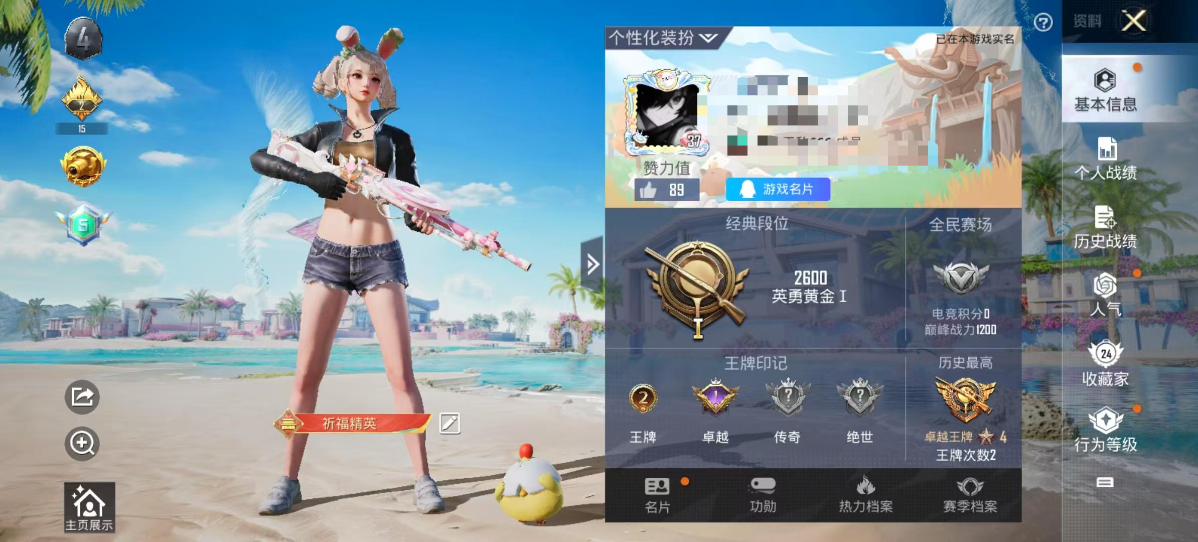 HPSJ3313838和平精英账号详情图2 HPSJ3313838和平精英账号详情图2