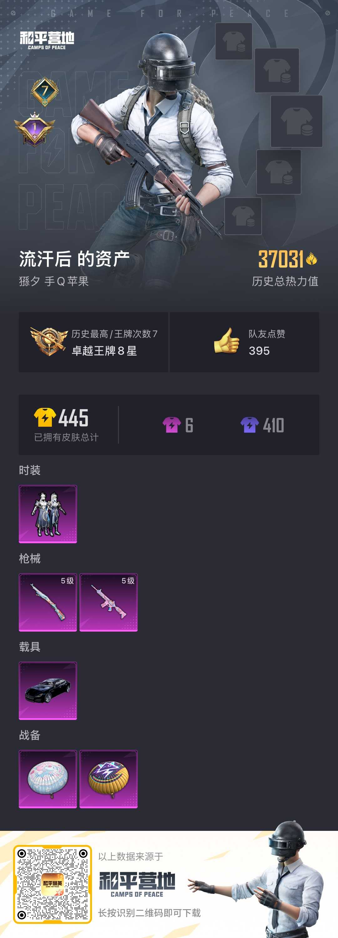 HPSJ3315203和平精英账号详情图4 HPSJ3315203和平精英账号详情图4