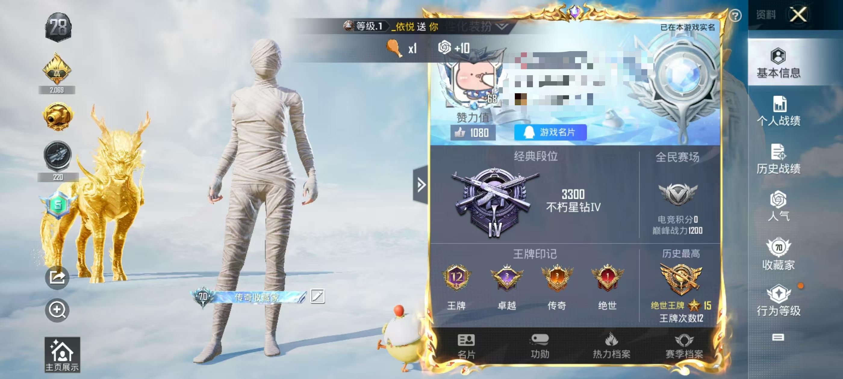 HPSJ3315196和平精英账号详情图2 HPSJ3315196和平精英账号详情图2
