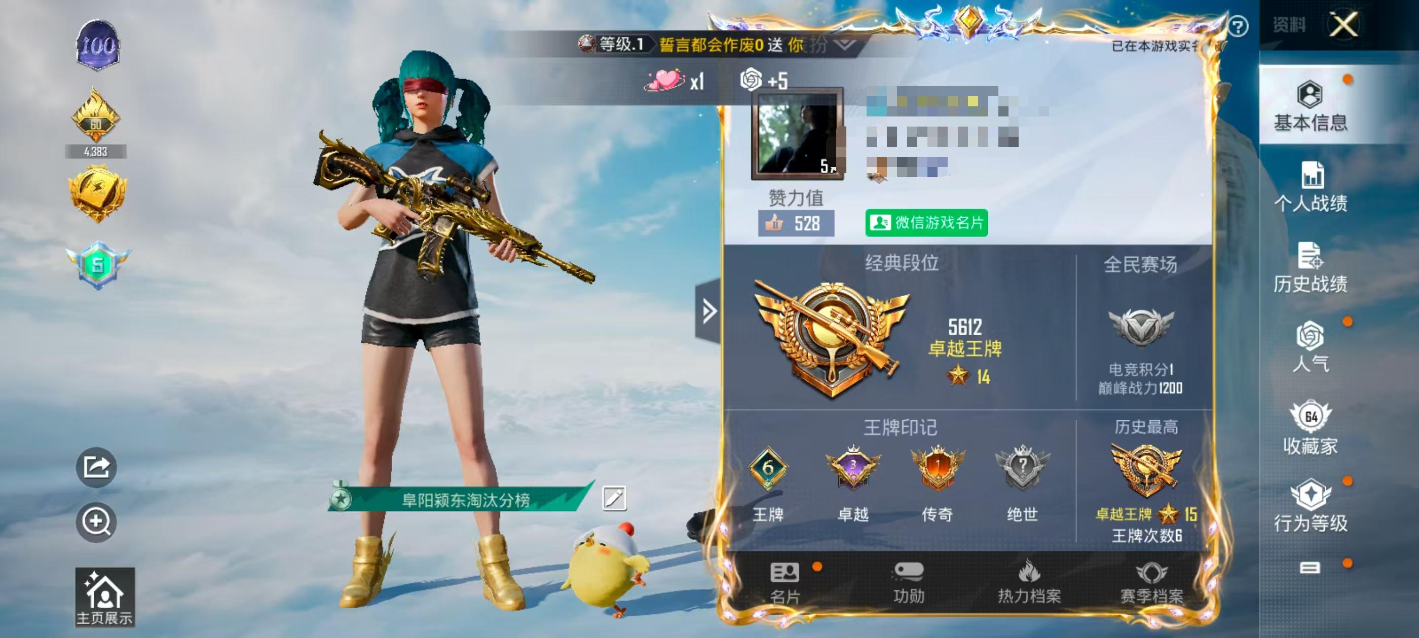 HPSJ3313783和平精英账号详情图2 HPSJ3313783和平精英账号详情图2