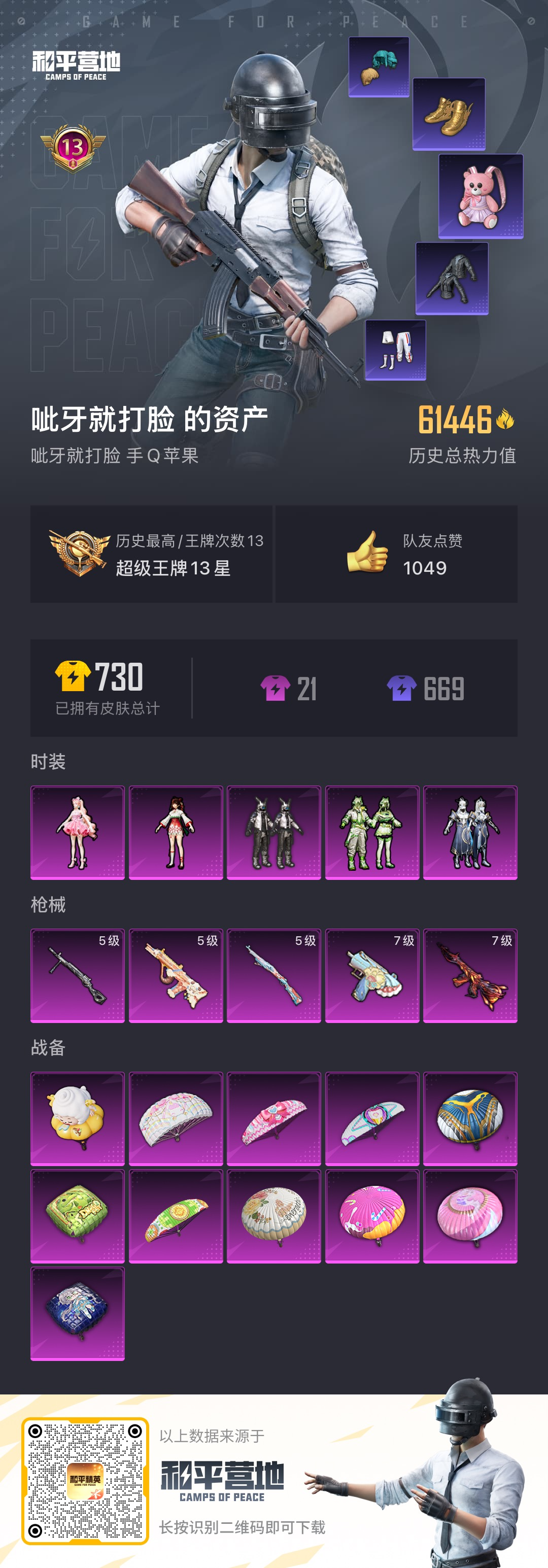 HPSJ3314448和平精英账号详情图4 HPSJ3314448和平精英账号详情图4