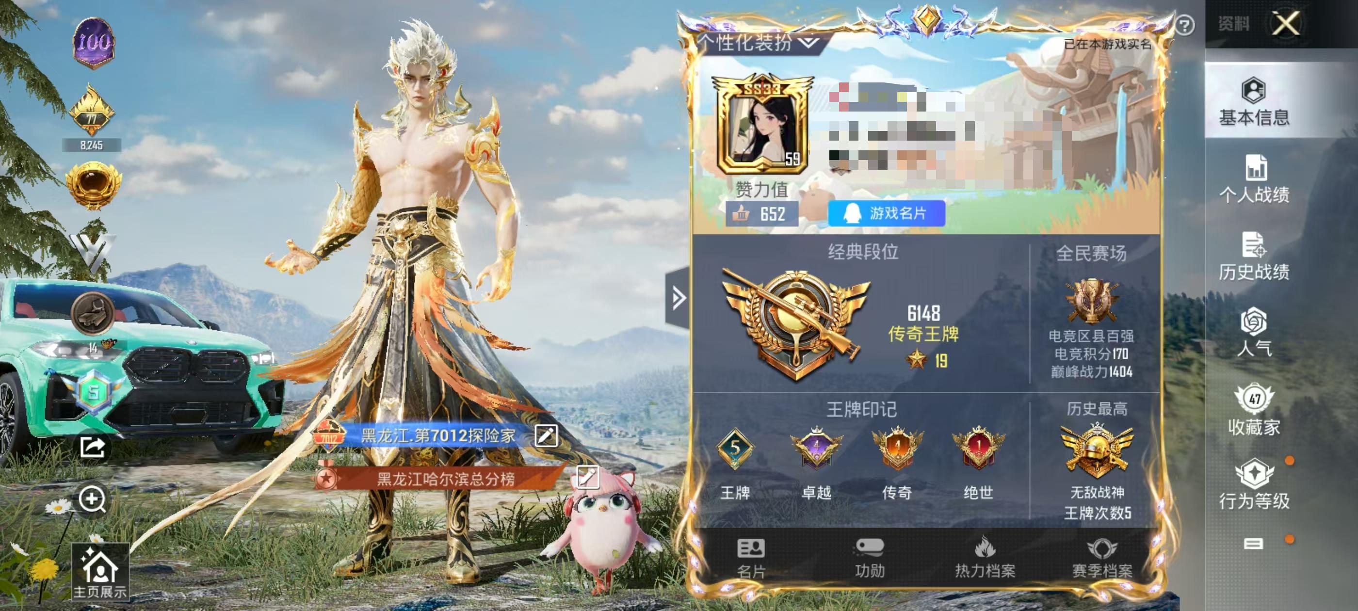 HPSJ3314474和平精英账号详情图2 HPSJ3314474和平精英账号详情图2
