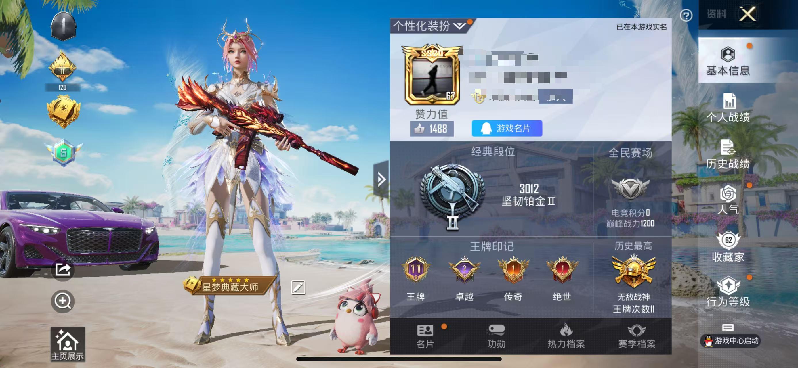 HPSJ3314428和平精英账号详情图4 HPSJ3314428和平精英账号详情图4