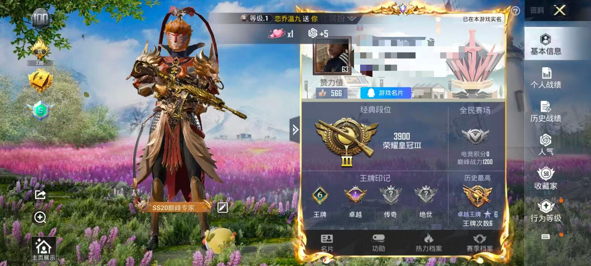 HPSJ3314512和平精英账号详情图2 HPSJ3314512和平精英账号详情图2