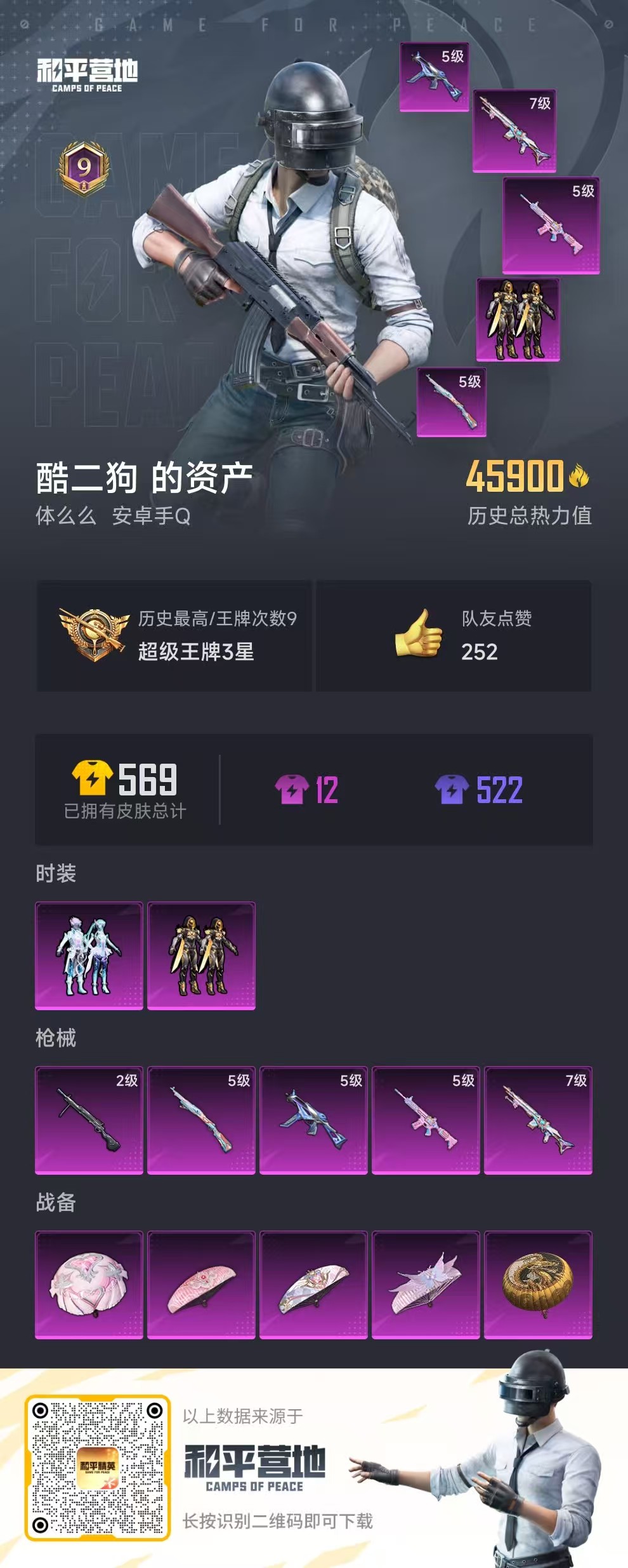 HPSJ3314281和平精英账号详情图3 HPSJ3314281和平精英账号详情图3