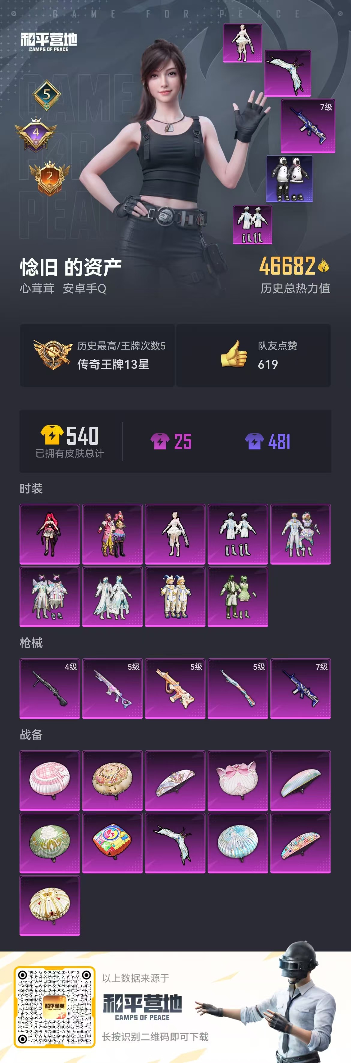 HPSJ3314268和平精英账号详情图3 HPSJ3314268和平精英账号详情图3