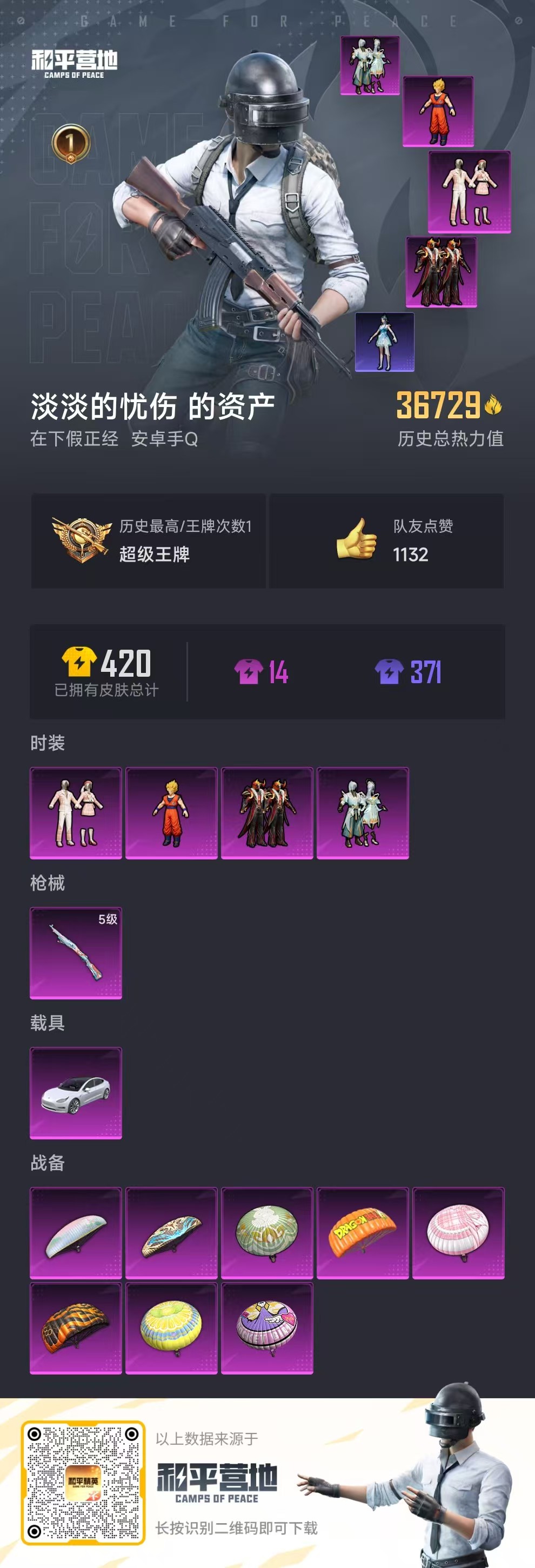 HPSJ3314930和平精英账号详情图3 HPSJ3314930和平精英账号详情图3