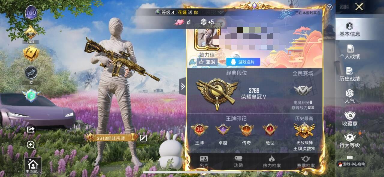HPSJ3314927和平精英账号详情图2 HPSJ3314927和平精英账号详情图2