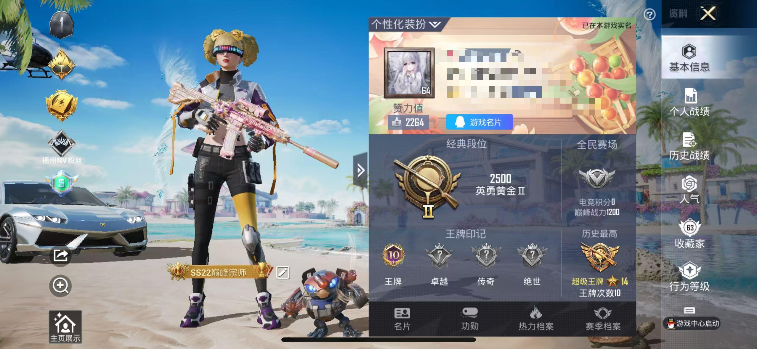 HPSJ3316603和平精英账号详情图2 HPSJ3316603和平精英账号详情图2