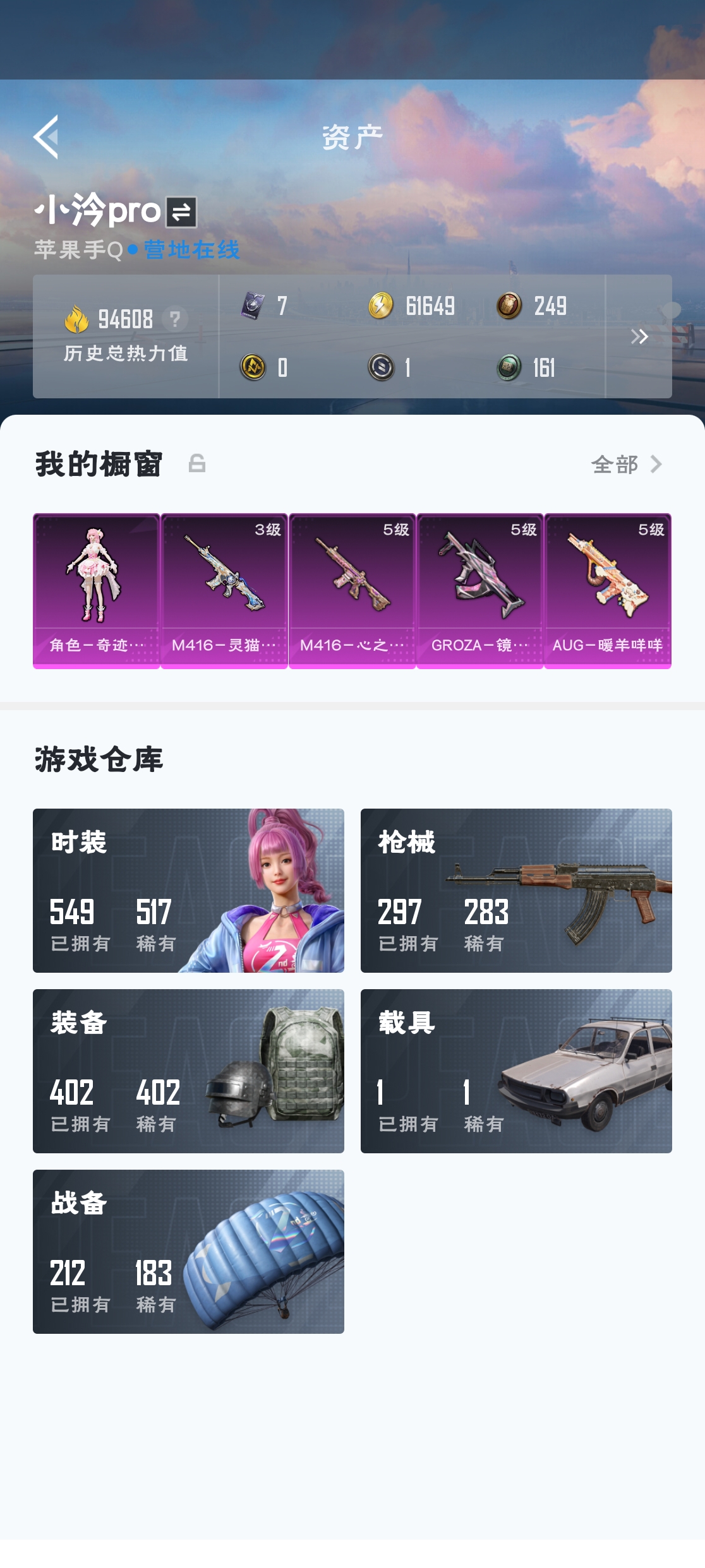 HPZM3314929和平精英账号详情图3 HPZM3314929和平精英账号详情图3