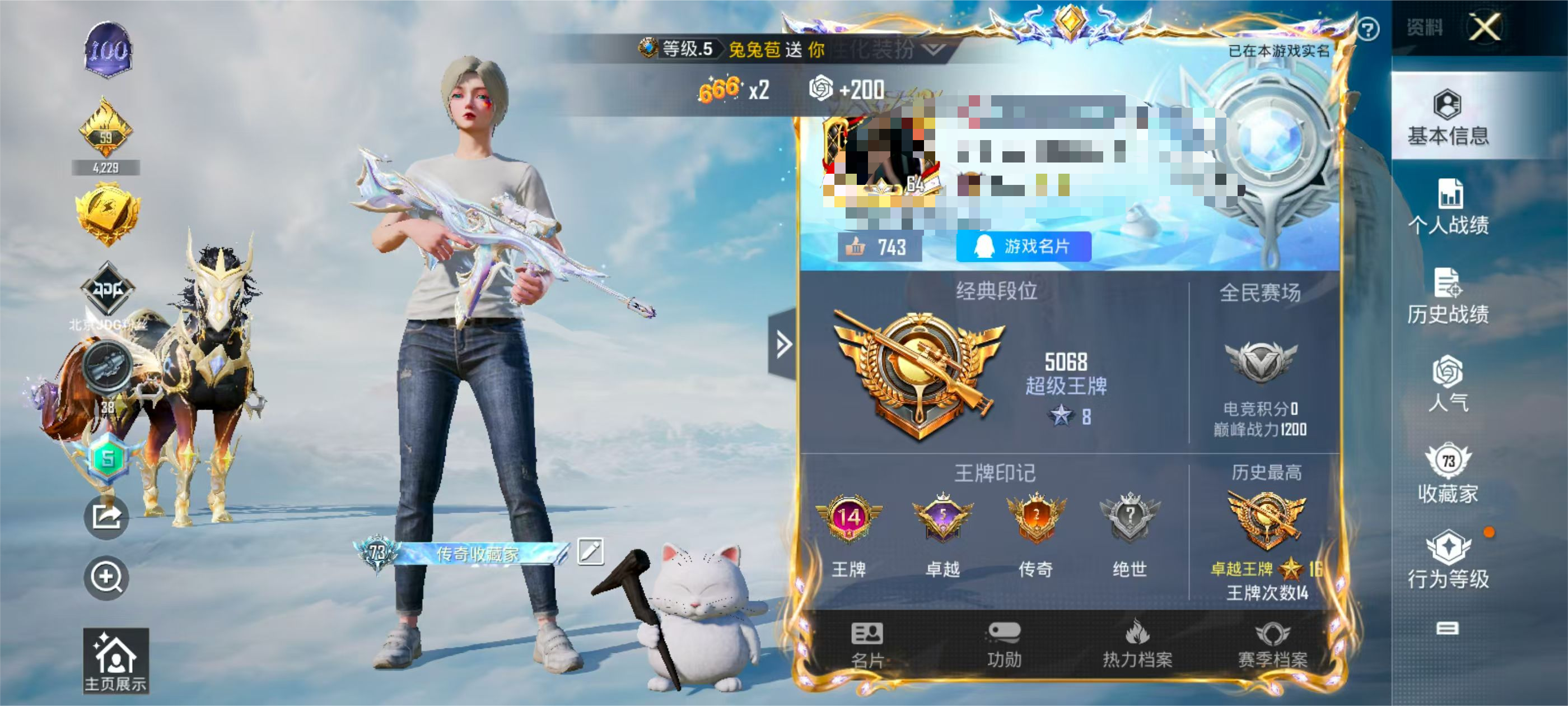 HPSJ3314741和平精英账号详情图4