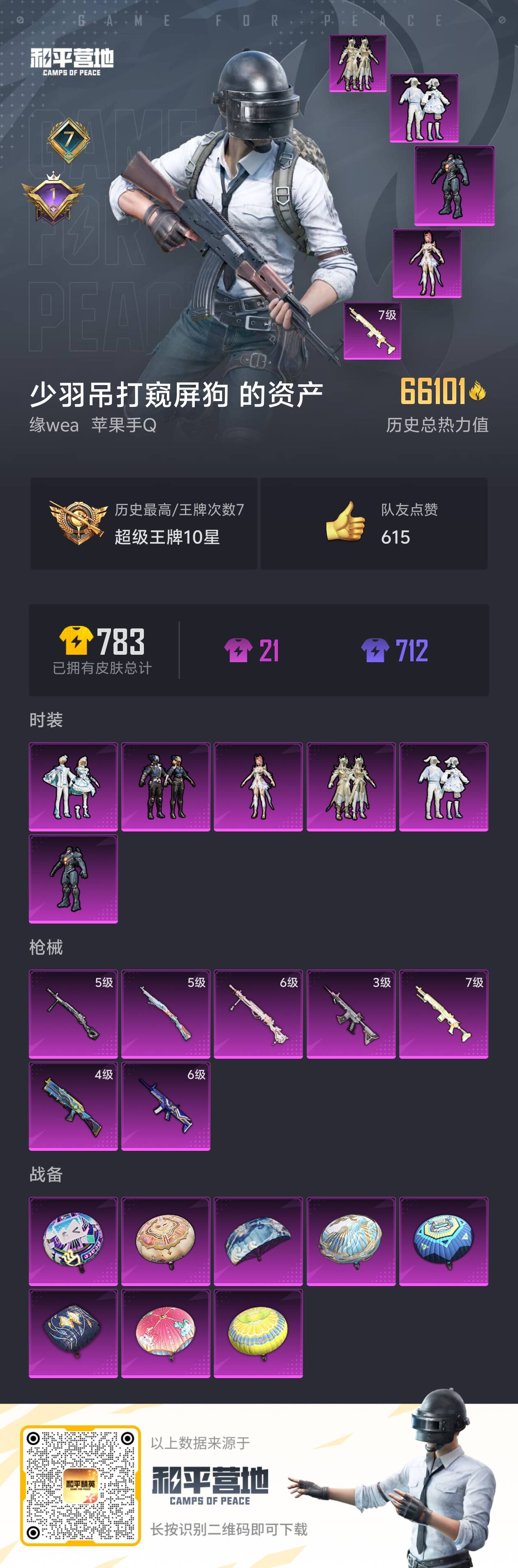 HPSJ3314869和平精英账号详情图3 HPSJ3314869和平精英账号详情图3