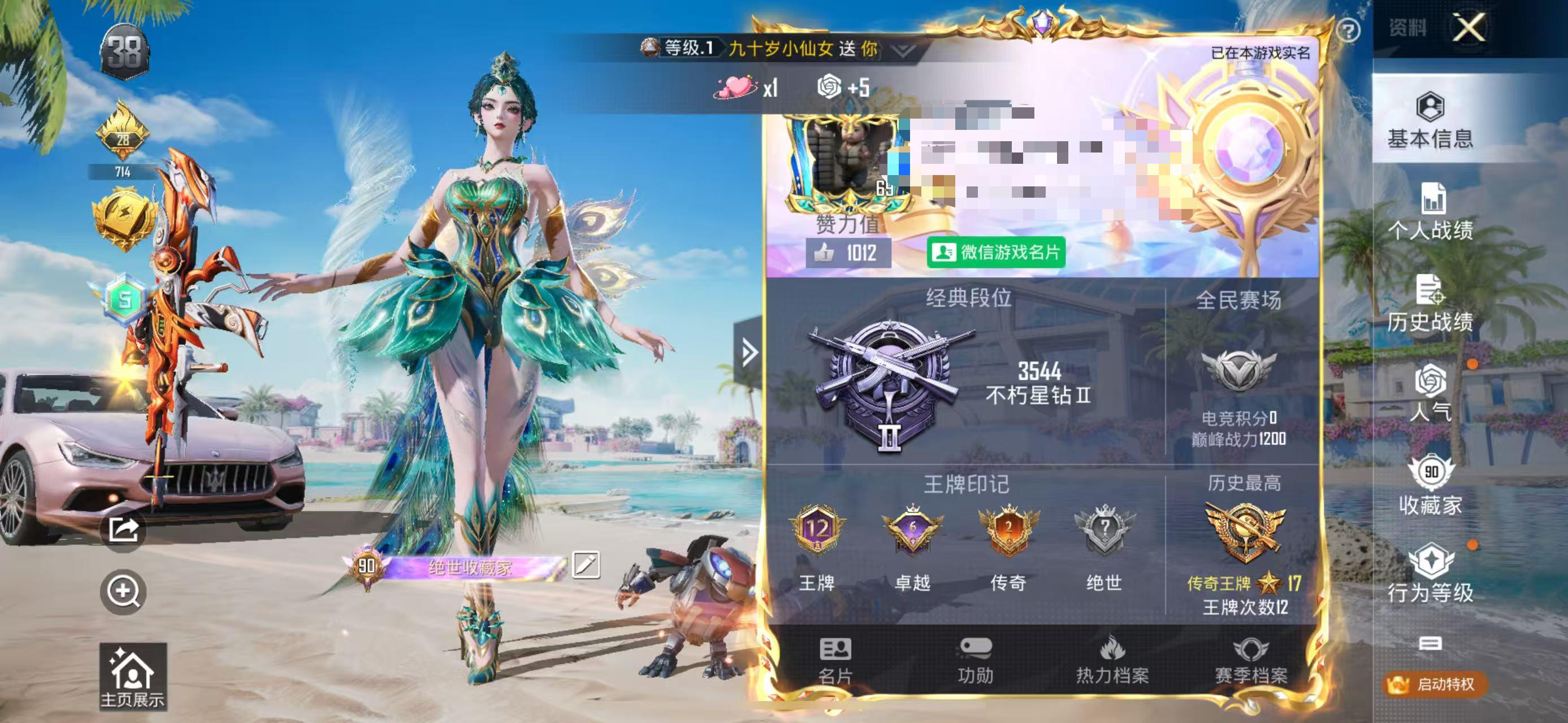 HPSJ3315023和平精英账号详情图2 HPSJ3315023和平精英账号详情图2