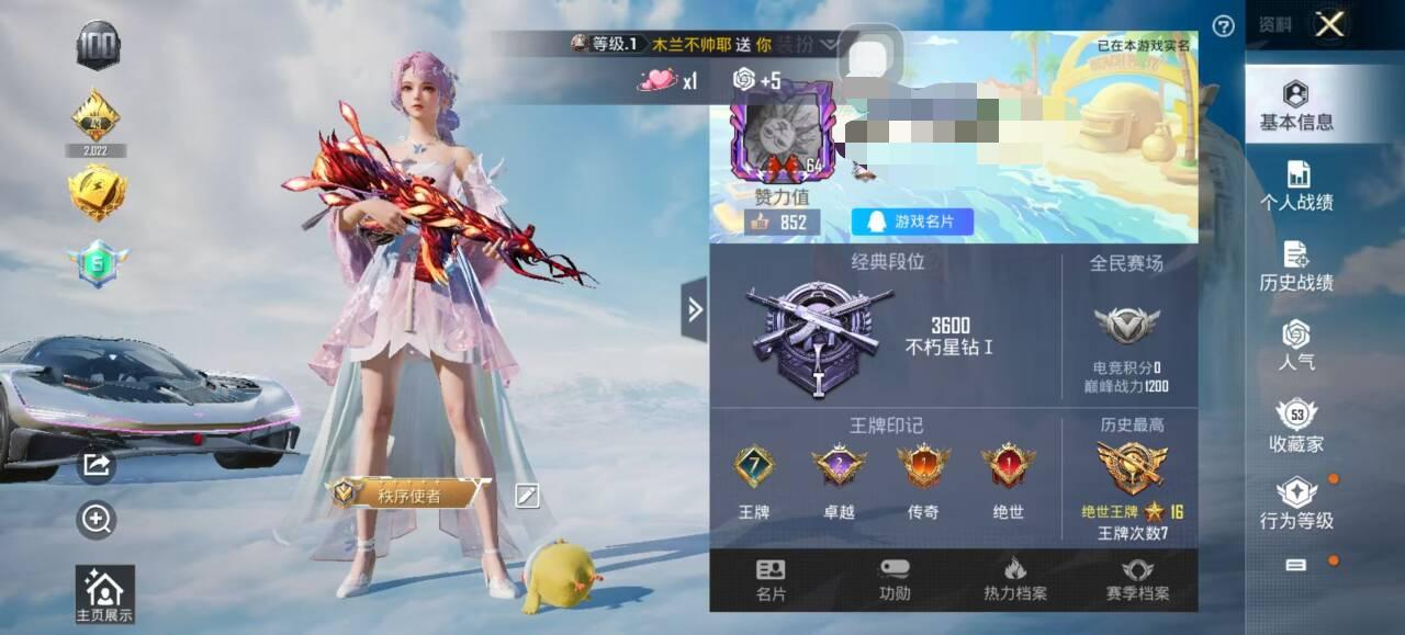 HPSJ3315005和平精英账号详情图2 HPSJ3315005和平精英账号详情图2