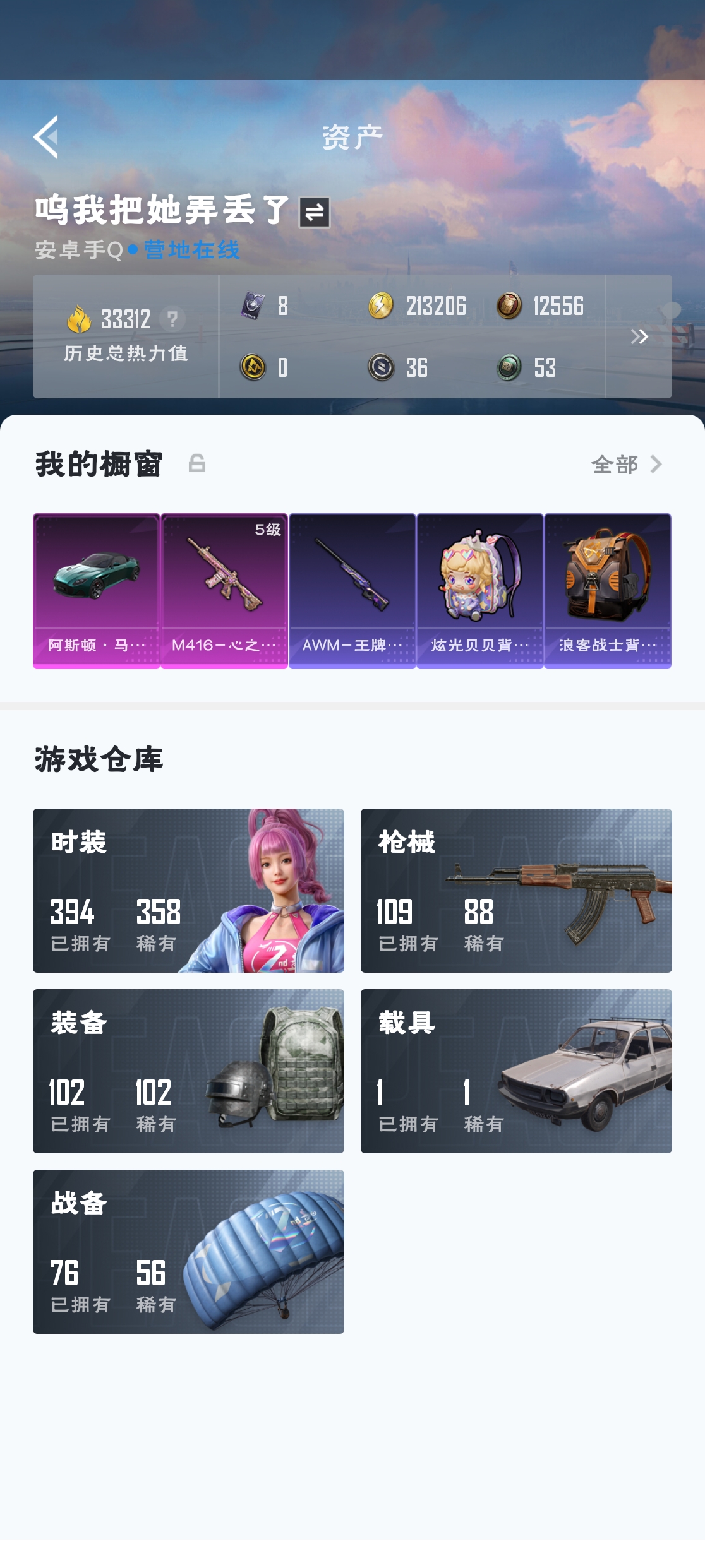HPZM3316337和平精英账号详情图3 HPZM3316337和平精英账号详情图3