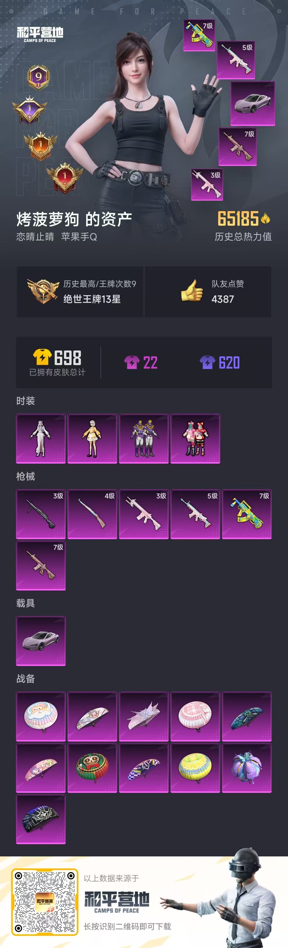 HPSJ3315561和平精英账号详情图3 HPSJ3315561和平精英账号详情图3