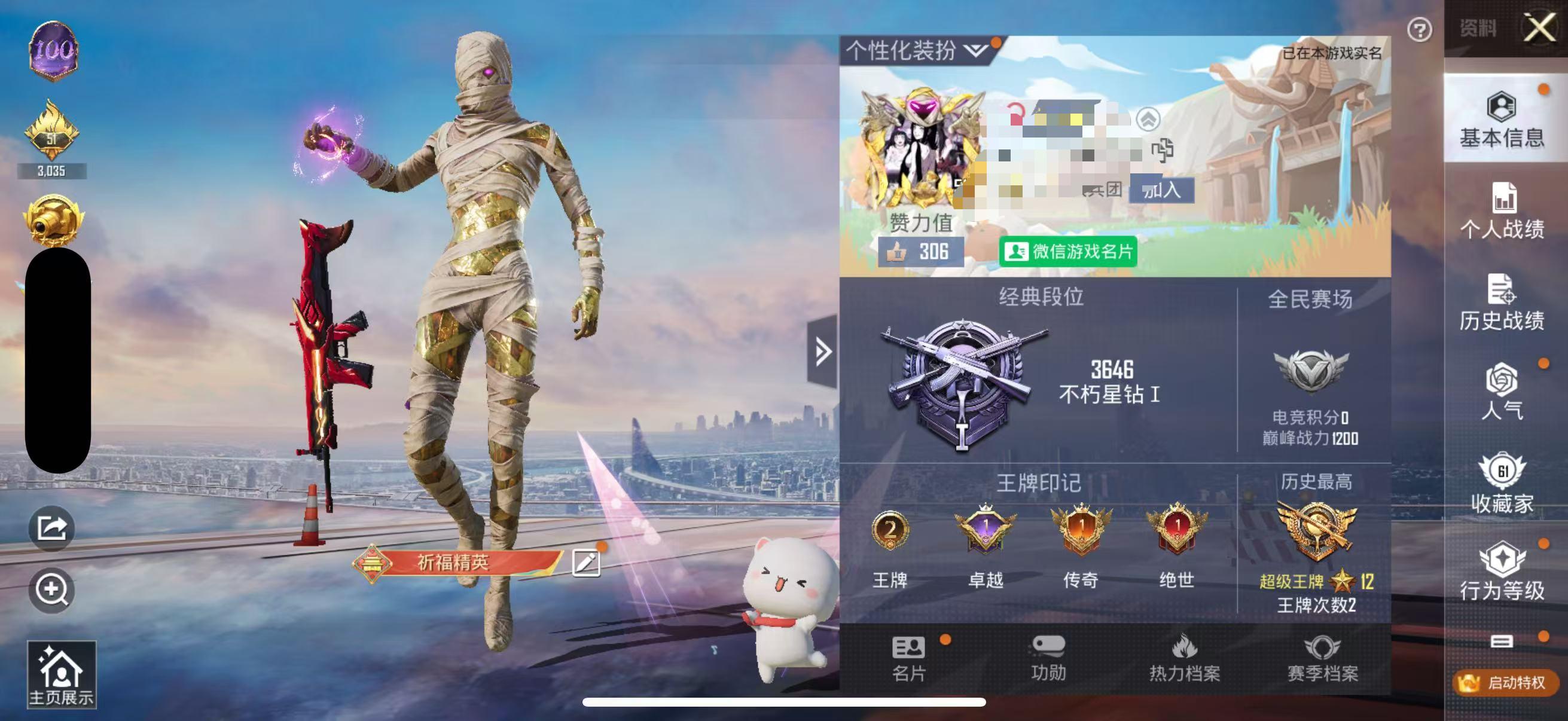 HPSJ3315517和平精英账号详情图2 HPSJ3315517和平精英账号详情图2
