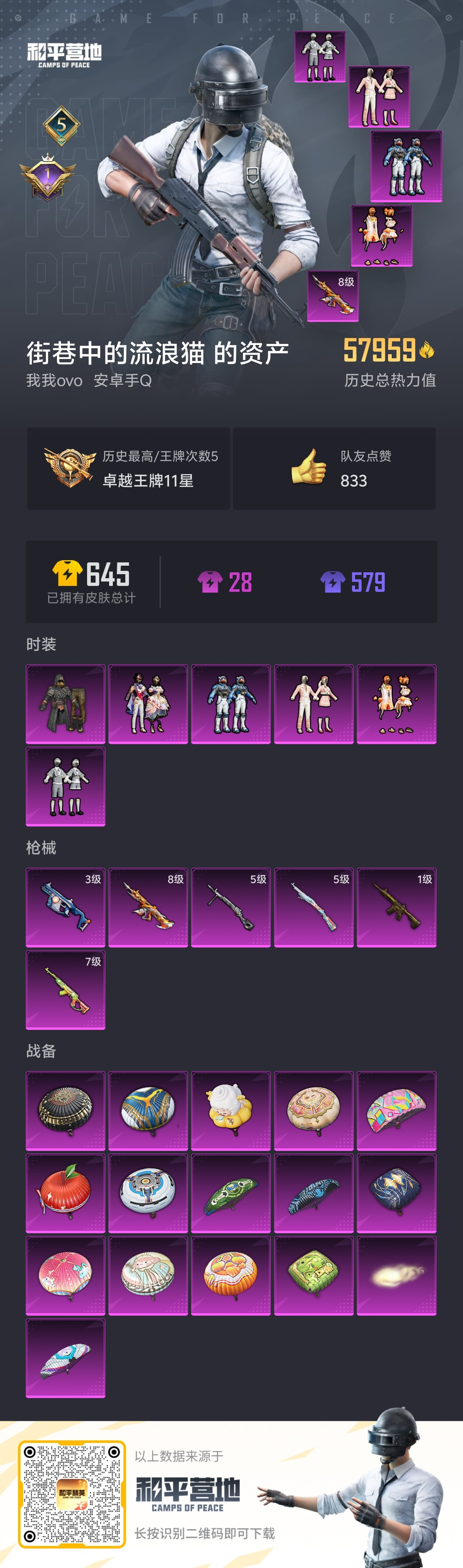 HPSJ3315481和平精英账号详情图4