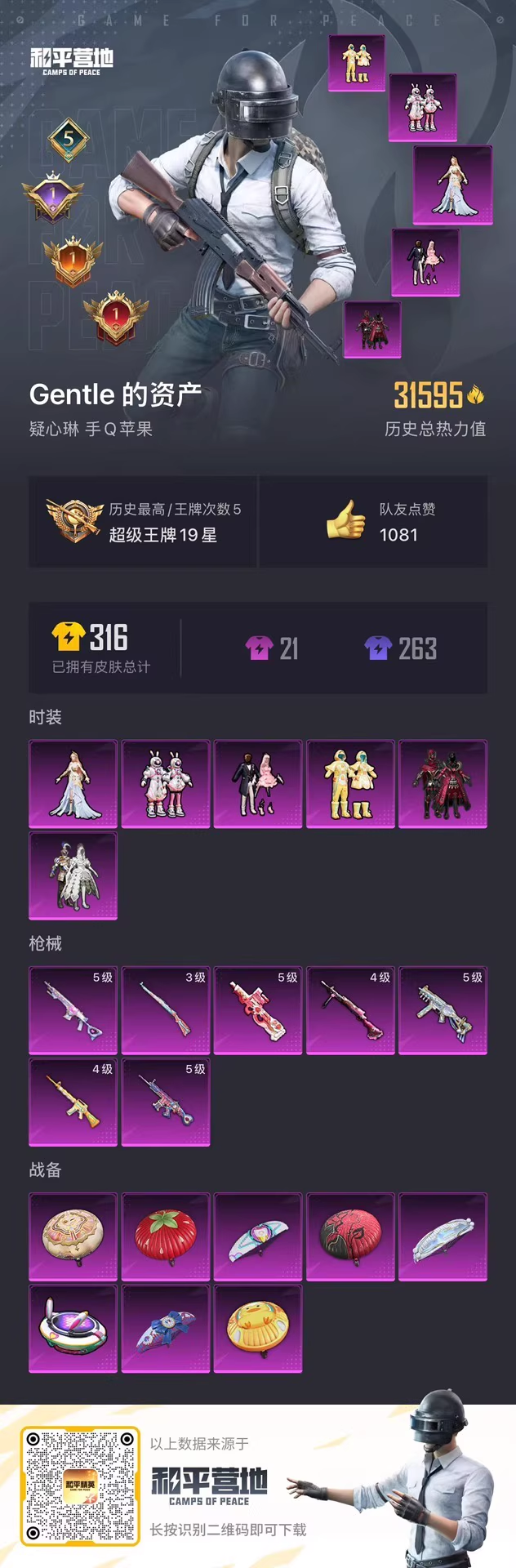 HPYHW3315958和平精英账号详情图5 HPYHW3315958和平精英账号详情图5