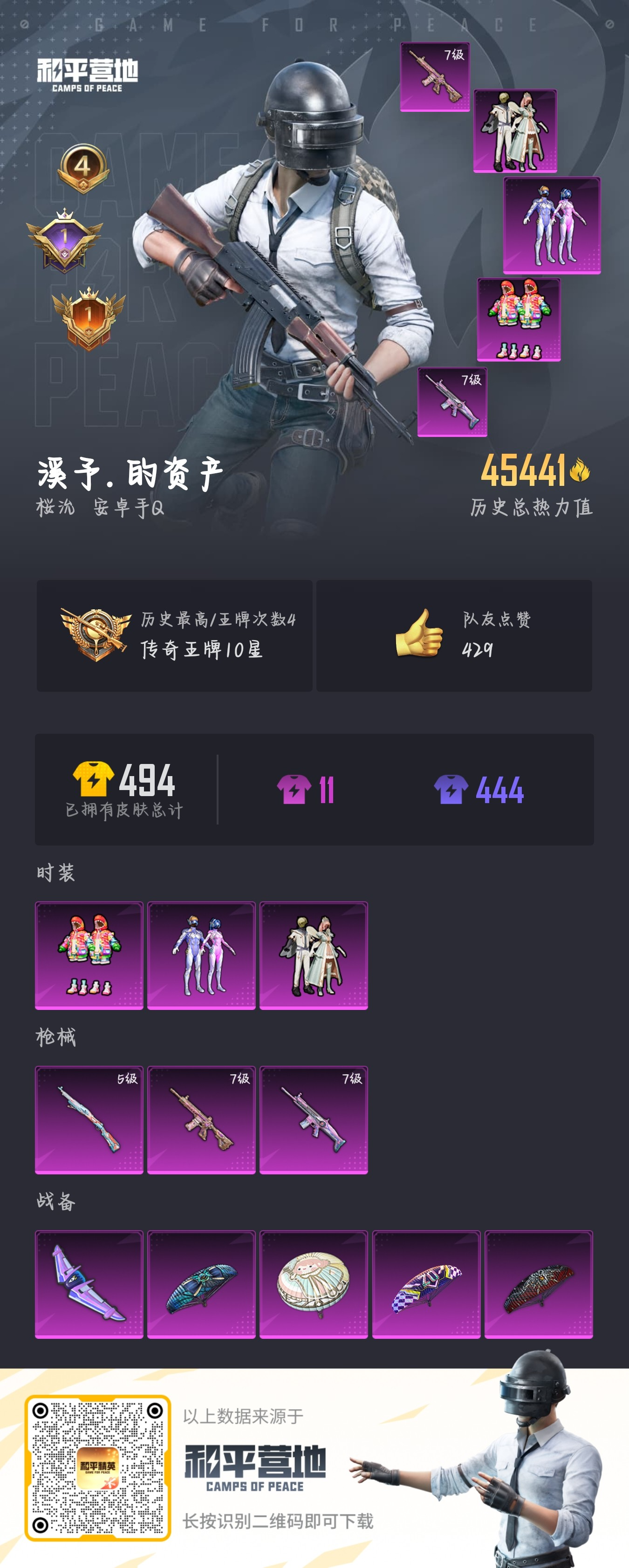 HPSJ3315853和平精英账号详情图3