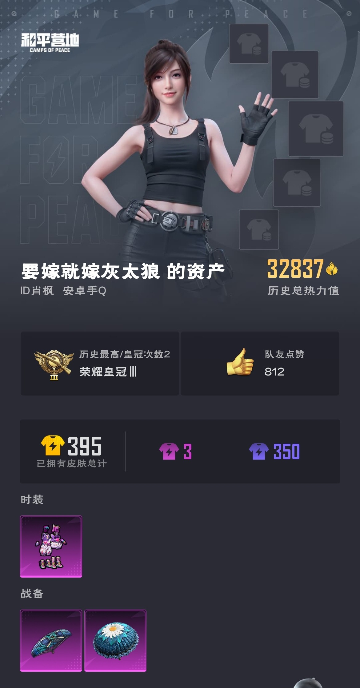 HPZM3316636和平精英账号详情图2 HPZM3316636和平精英账号详情图2