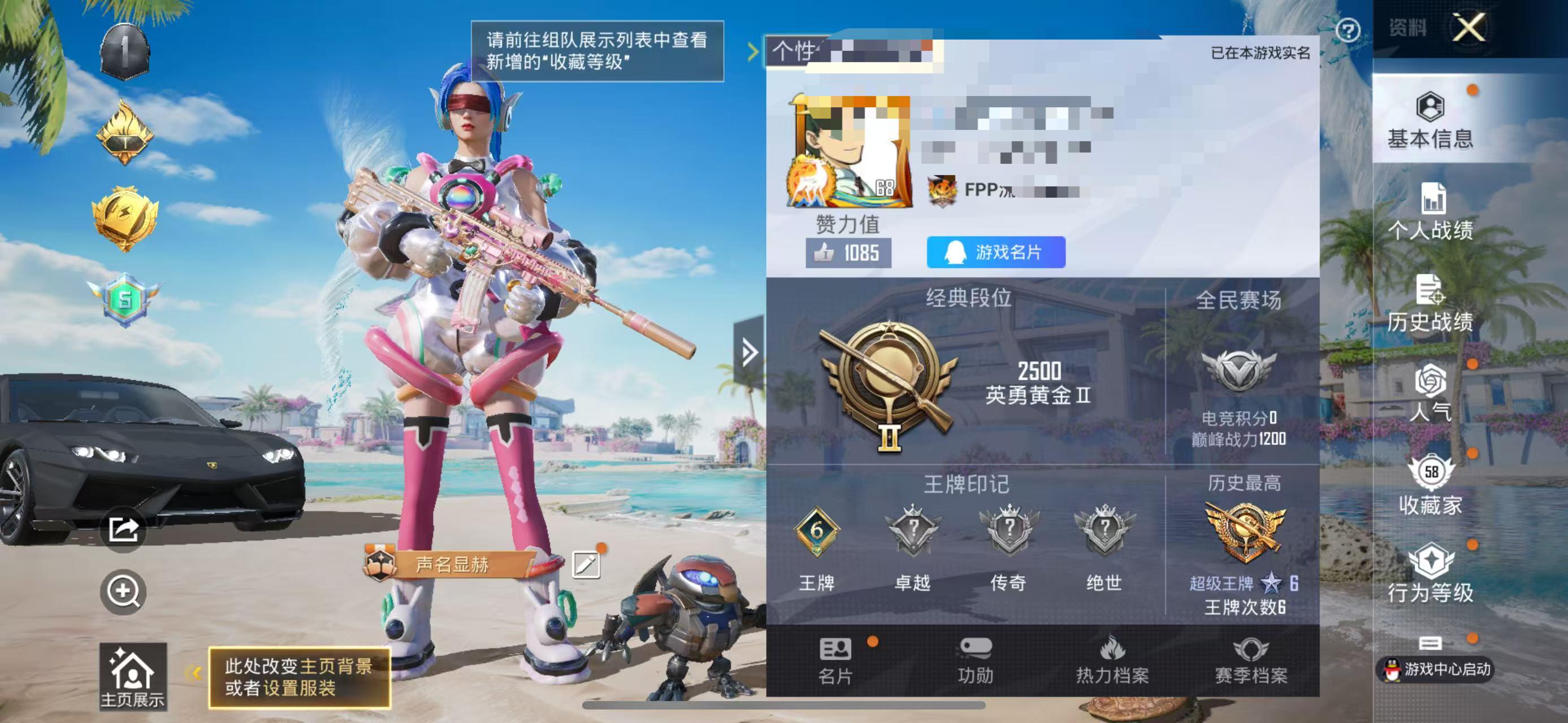 HPSJ3316322和平精英账号详情图2 HPSJ3316322和平精英账号详情图2