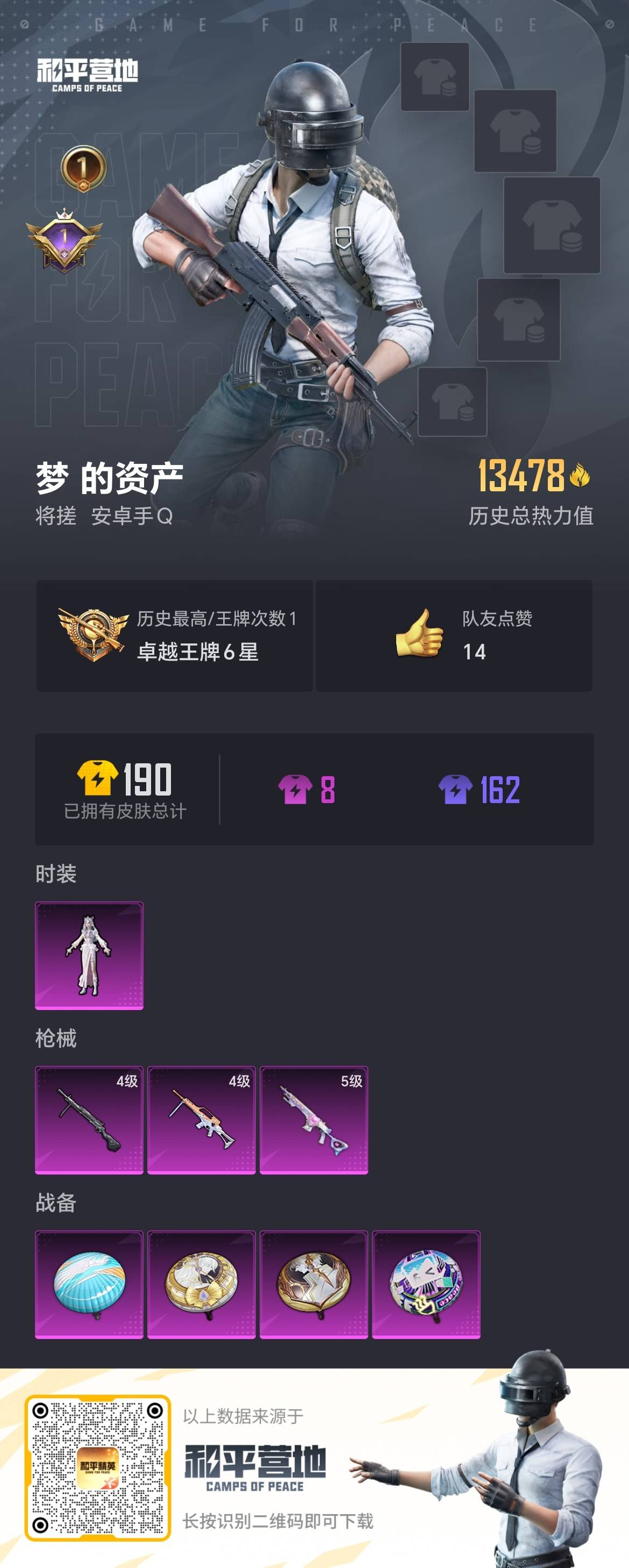HPSJ3316329和平精英账号详情图3 HPSJ3316329和平精英账号详情图3