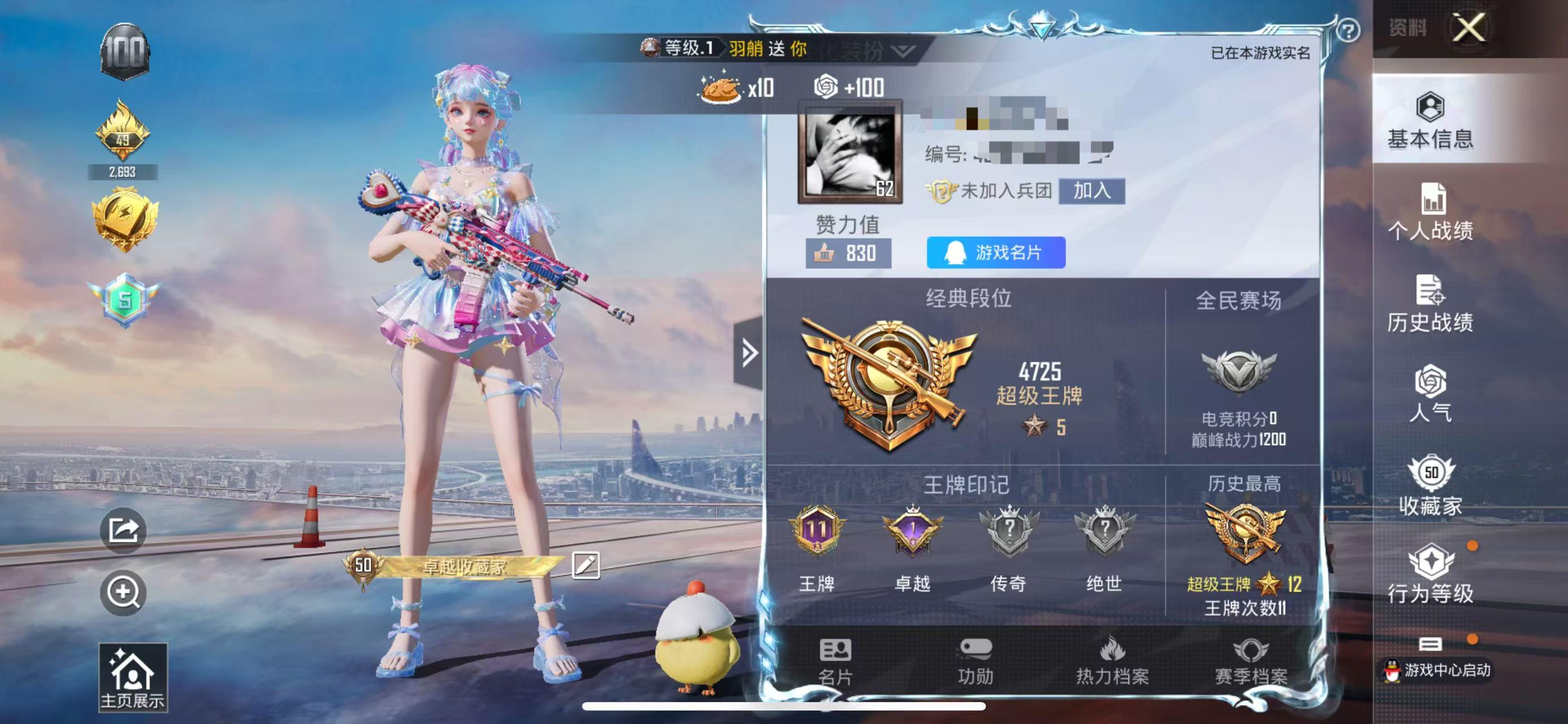 HPSJ3316366和平精英账号详情图2 HPSJ3316366和平精英账号详情图2