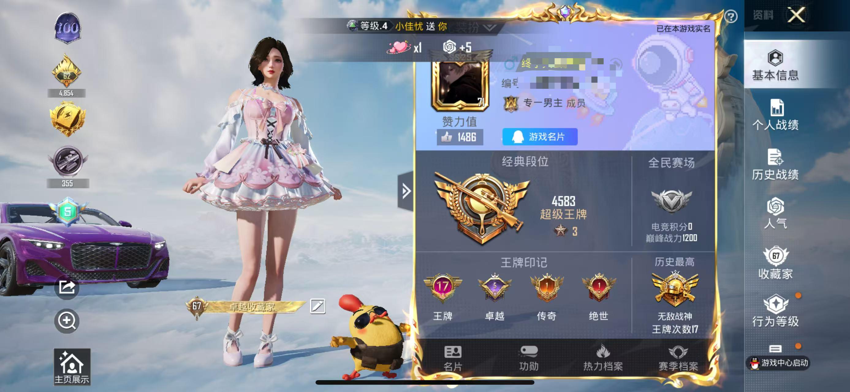 HPSJ3316308和平精英账号详情图2 HPSJ3316308和平精英账号详情图2