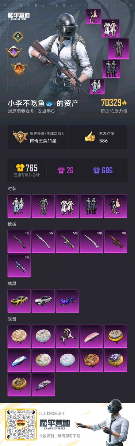 HPSJ3317045和平精英账号详情图4 HPSJ3317045和平精英账号详情图4