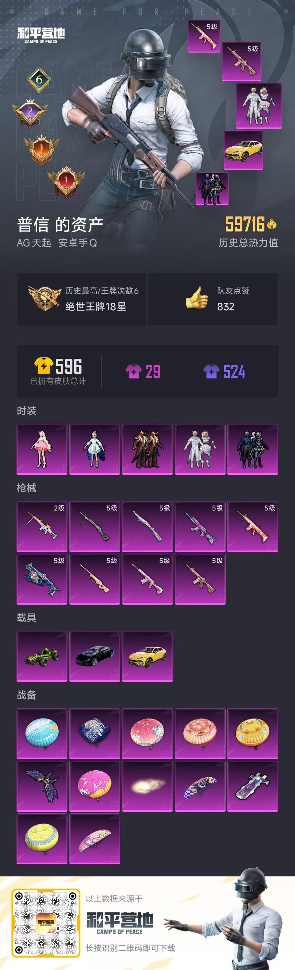 HPSJ3317049和平精英账号详情图3 HPSJ3317049和平精英账号详情图3