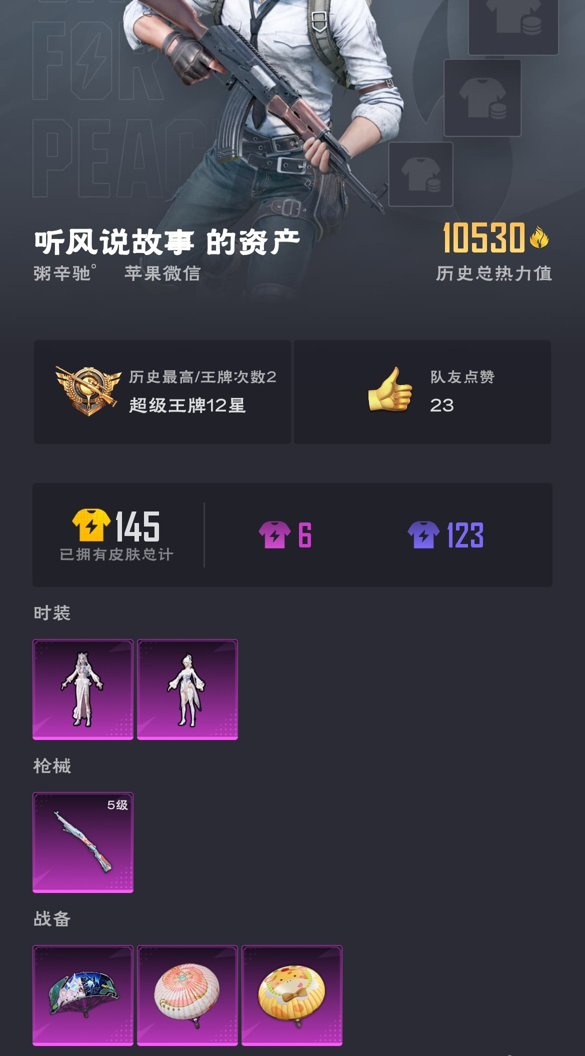HPZM3317264和平精英账号详情图13 HPZM3317264和平精英账号详情图13