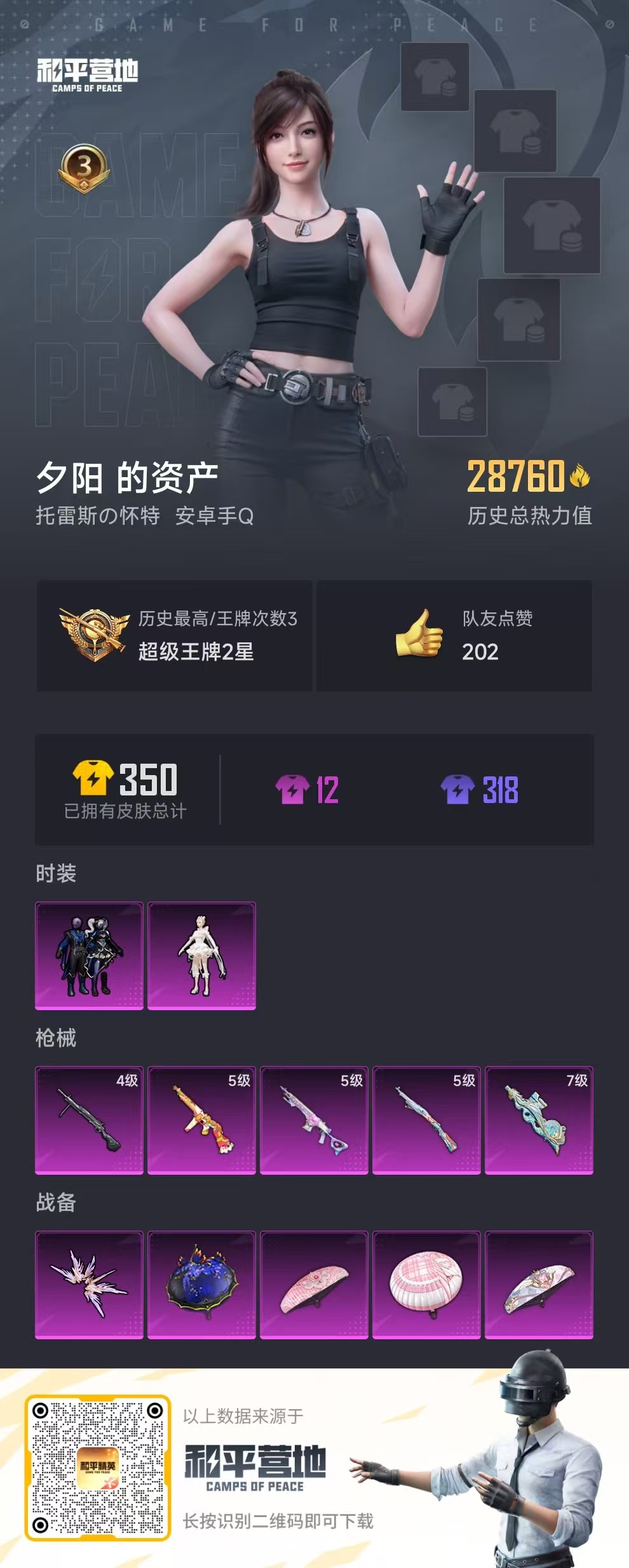 HPSJ3317015和平精英账号详情图3 HPSJ3317015和平精英账号详情图3