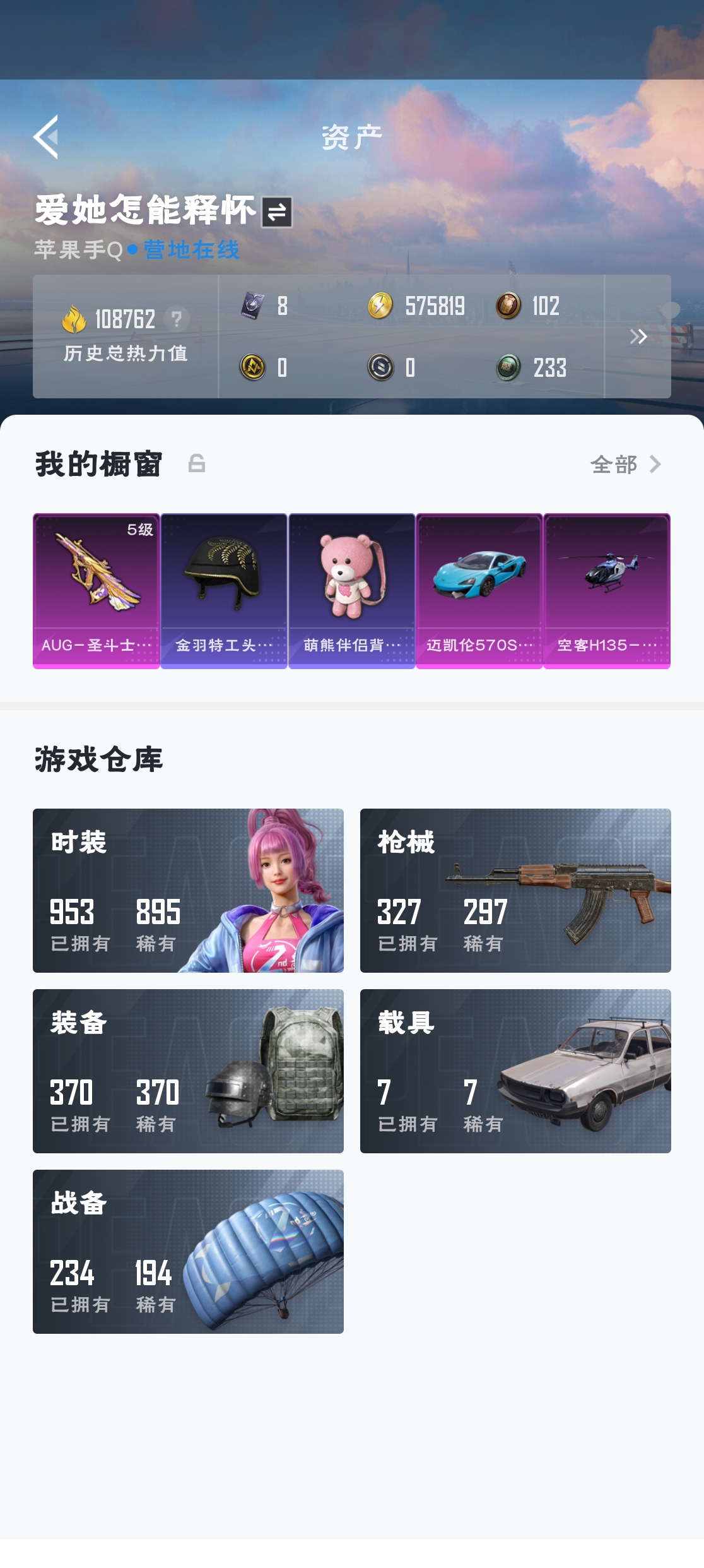 HPZM3317252和平精英账号详情图4 HPZM3317252和平精英账号详情图4
