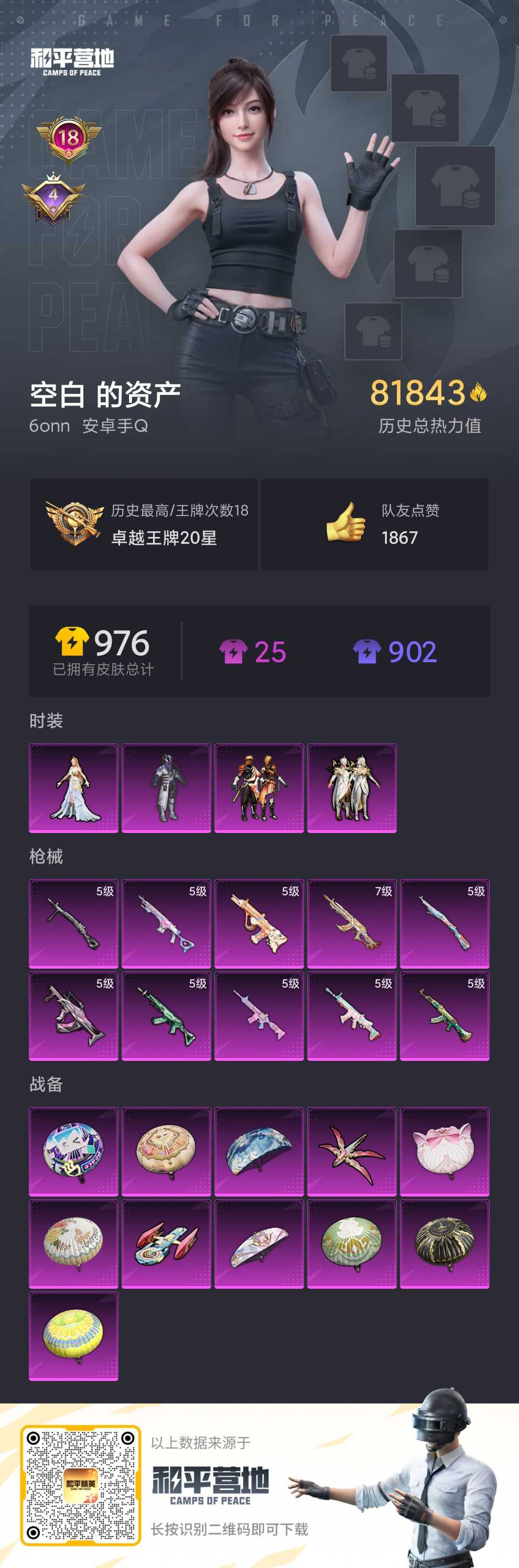 HPSJ3317018和平精英账号详情图4 HPSJ3317018和平精英账号详情图4