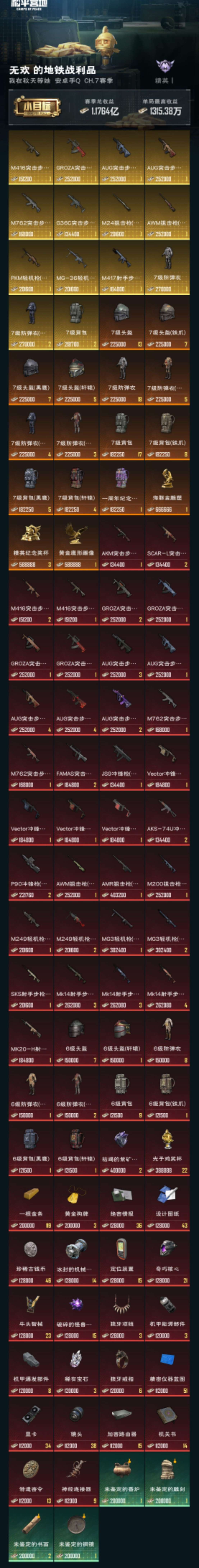 HPZM3317779和平精英账号详情图8 HPZM3317779和平精英账号详情图8