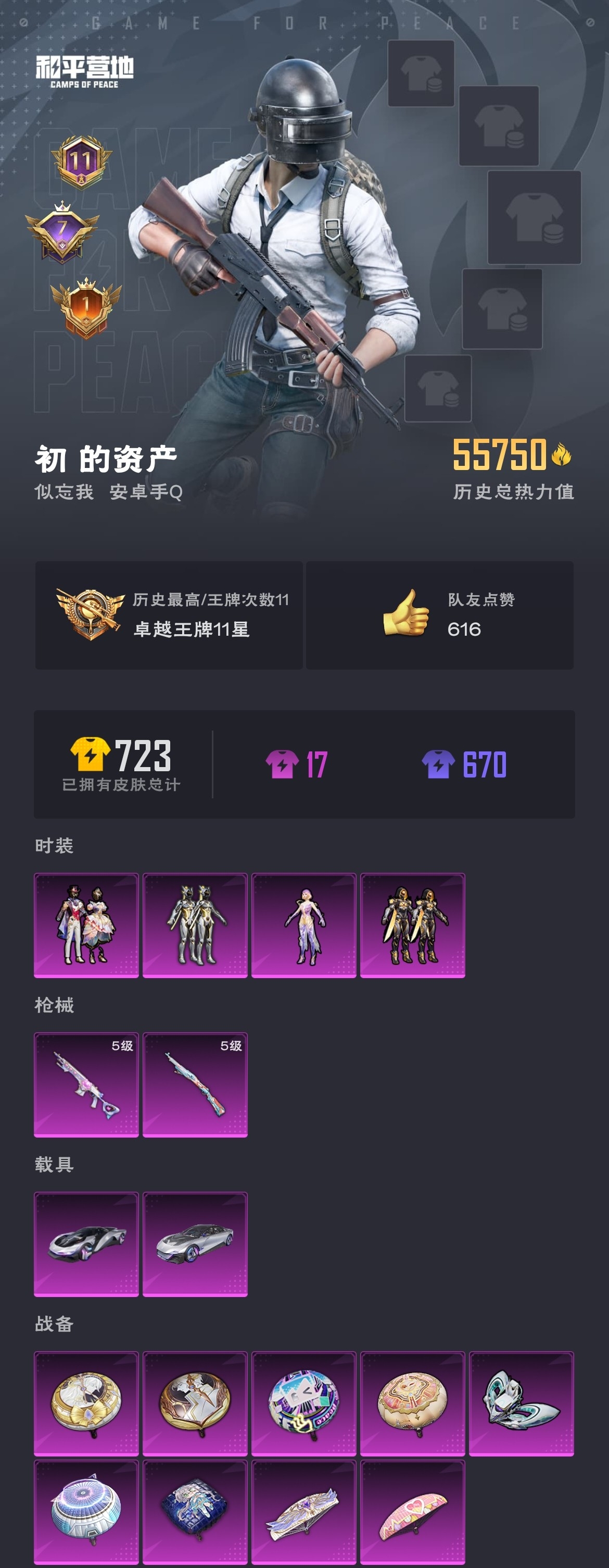 HPZM3317958和平精英账号详情图2
