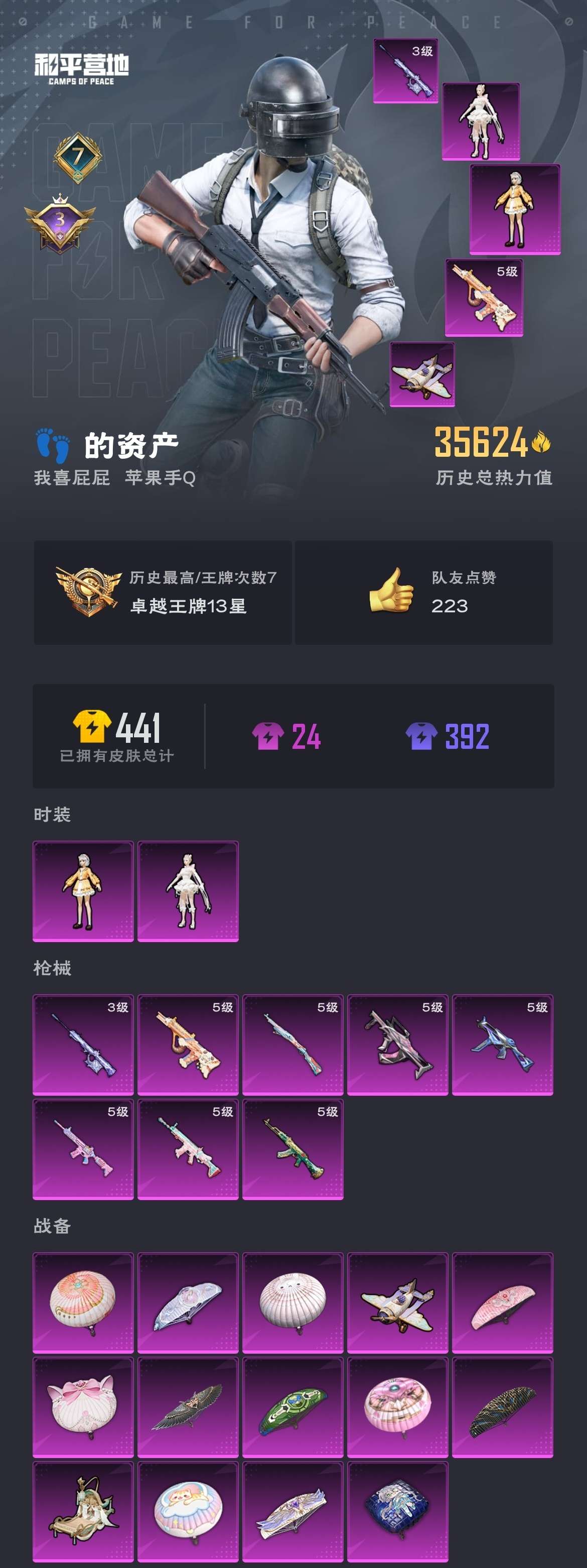 HPZM3318056和平精英账号详情图2 HPZM3318056和平精英账号详情图2