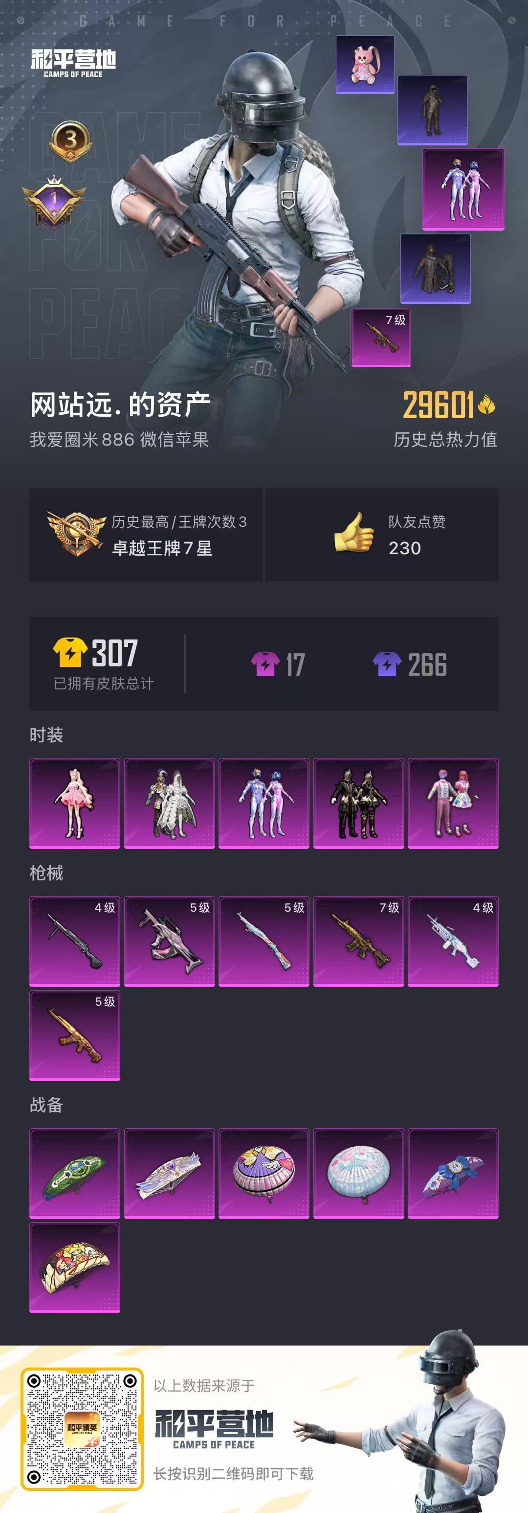 HPSJ3322777和平精英账号详情图3 HPSJ3322777和平精英账号详情图3