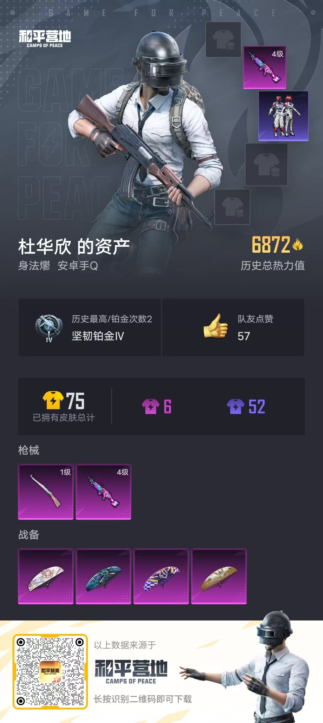 HPSJ3298706和平精英账号详情图3 HPSJ3298706和平精英账号详情图3