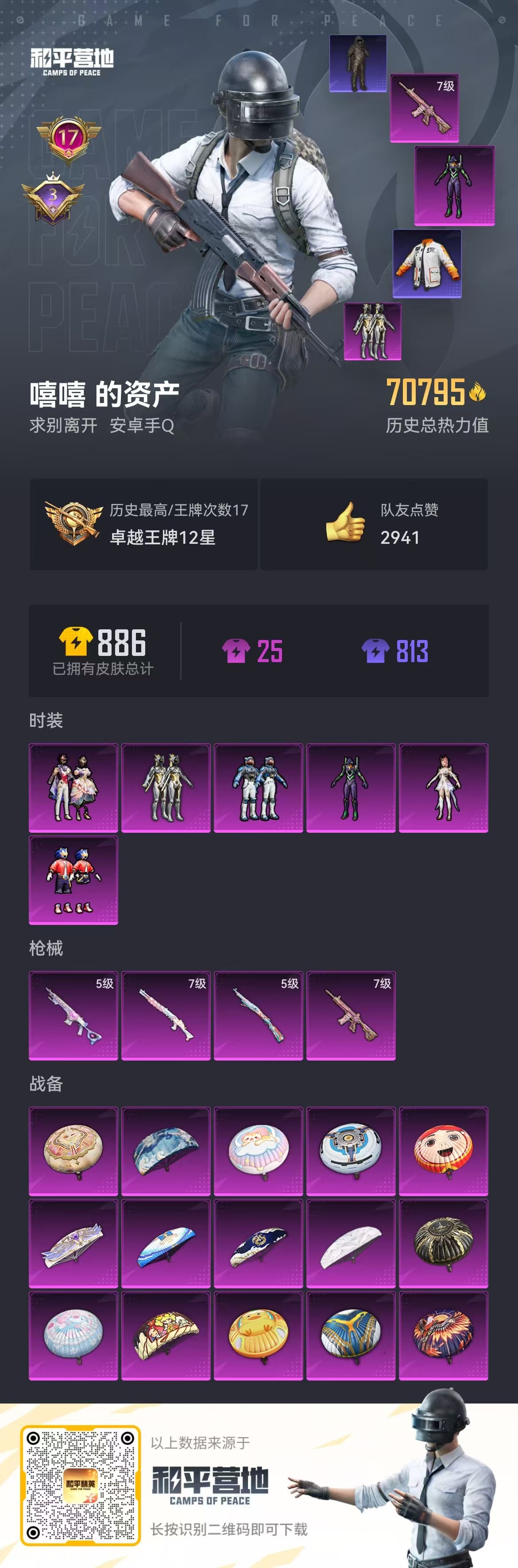 HPSJ3298725和平精英账号详情图3 HPSJ3298725和平精英账号详情图3