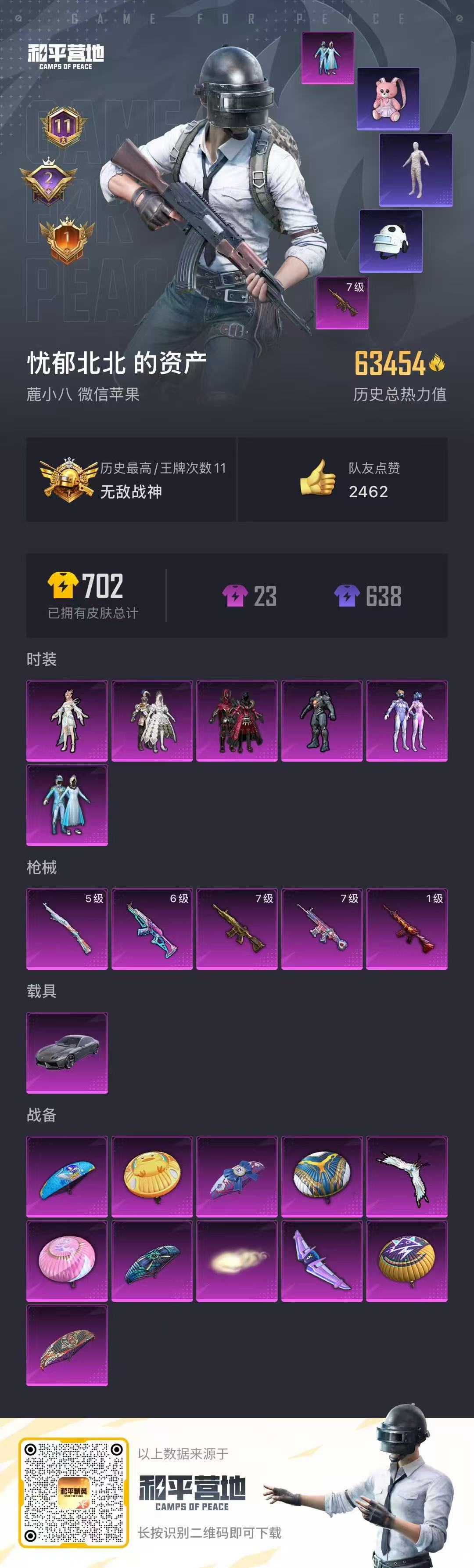 HPSJ3298609和平精英账号详情图3 HPSJ3298609和平精英账号详情图3