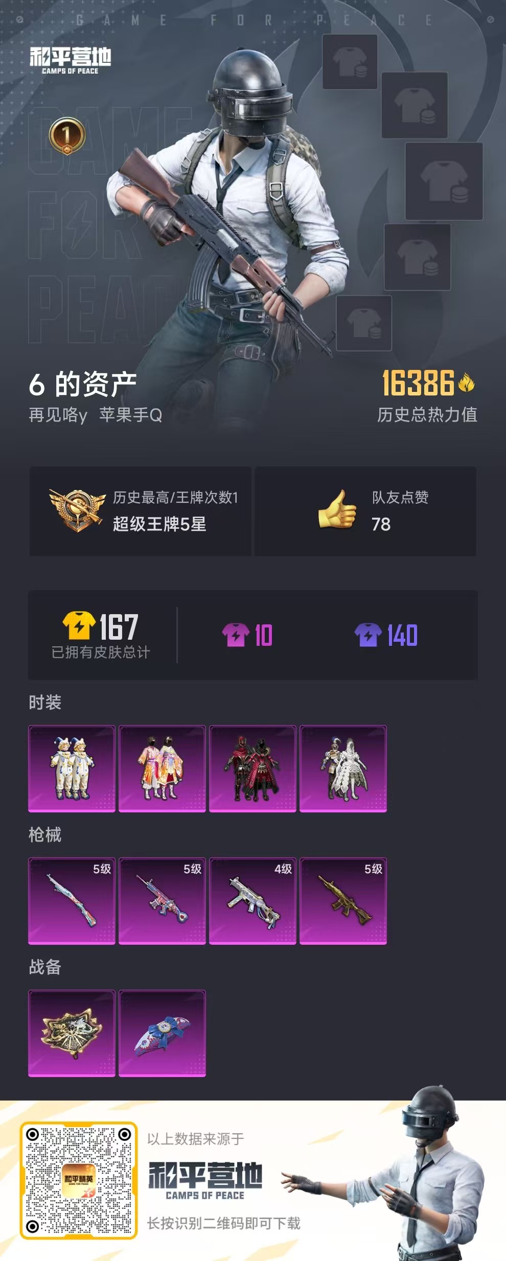 HPSJ3298597和平精英账号详情图3